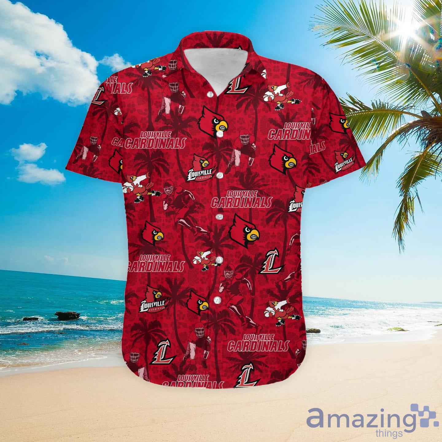Louisville Cardinals Coconut Aloha Hawaiian Shirt - Limotees