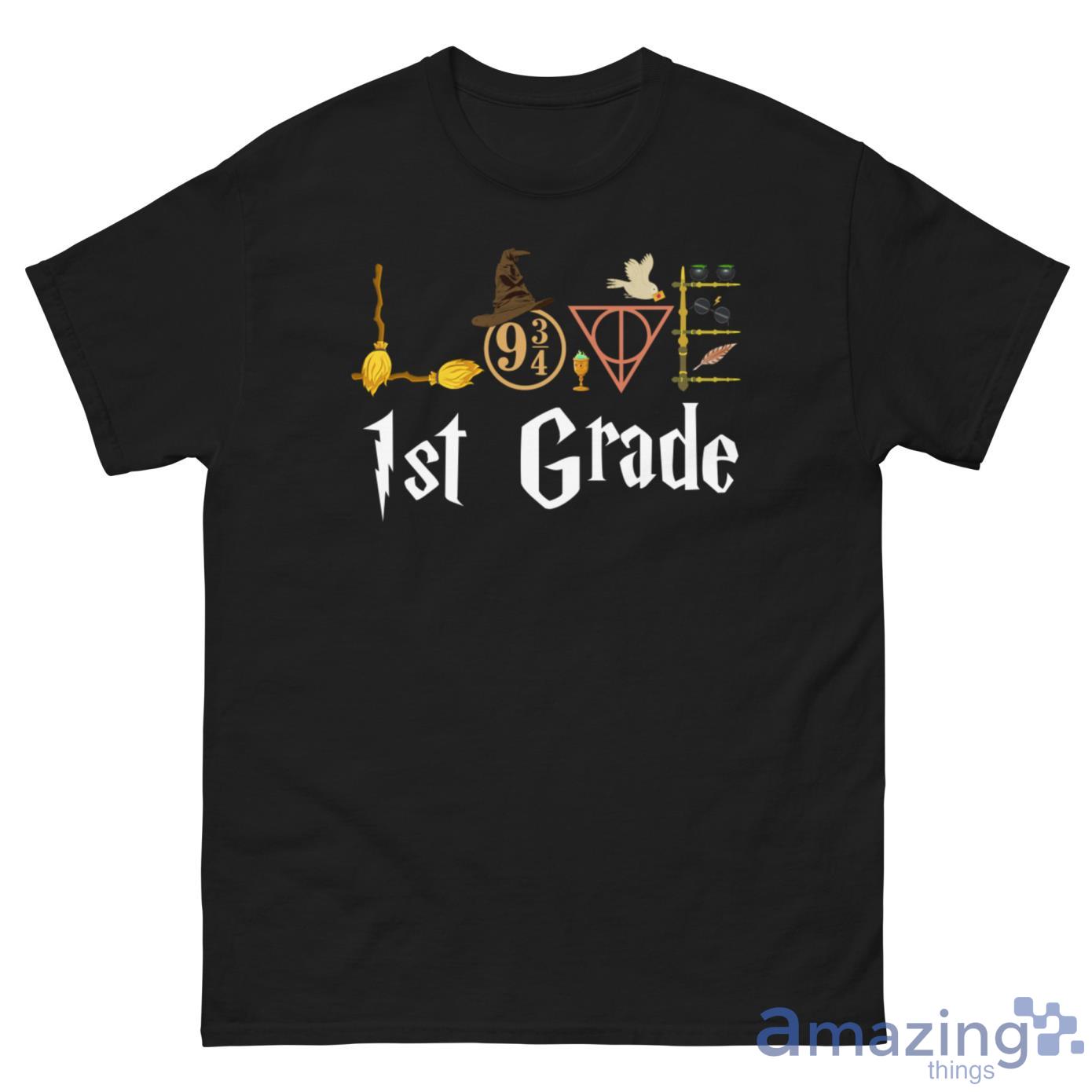 Love 1st Grade Wizard Teacher Shirt image Love 1st Grade Wizard Teacher Shirt - G500 Men’s Classic Tee