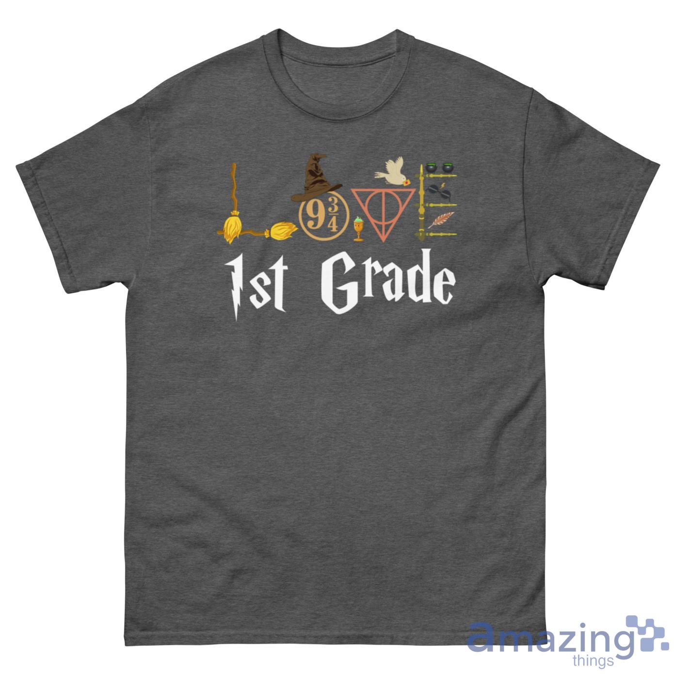 Love 1st Grade Wizard Teacher Shirt - G500 Men’s Classic Tee-1 Love 1st Grade Wizard Teacher Shirt - G500 Men’s Classic Tee-1