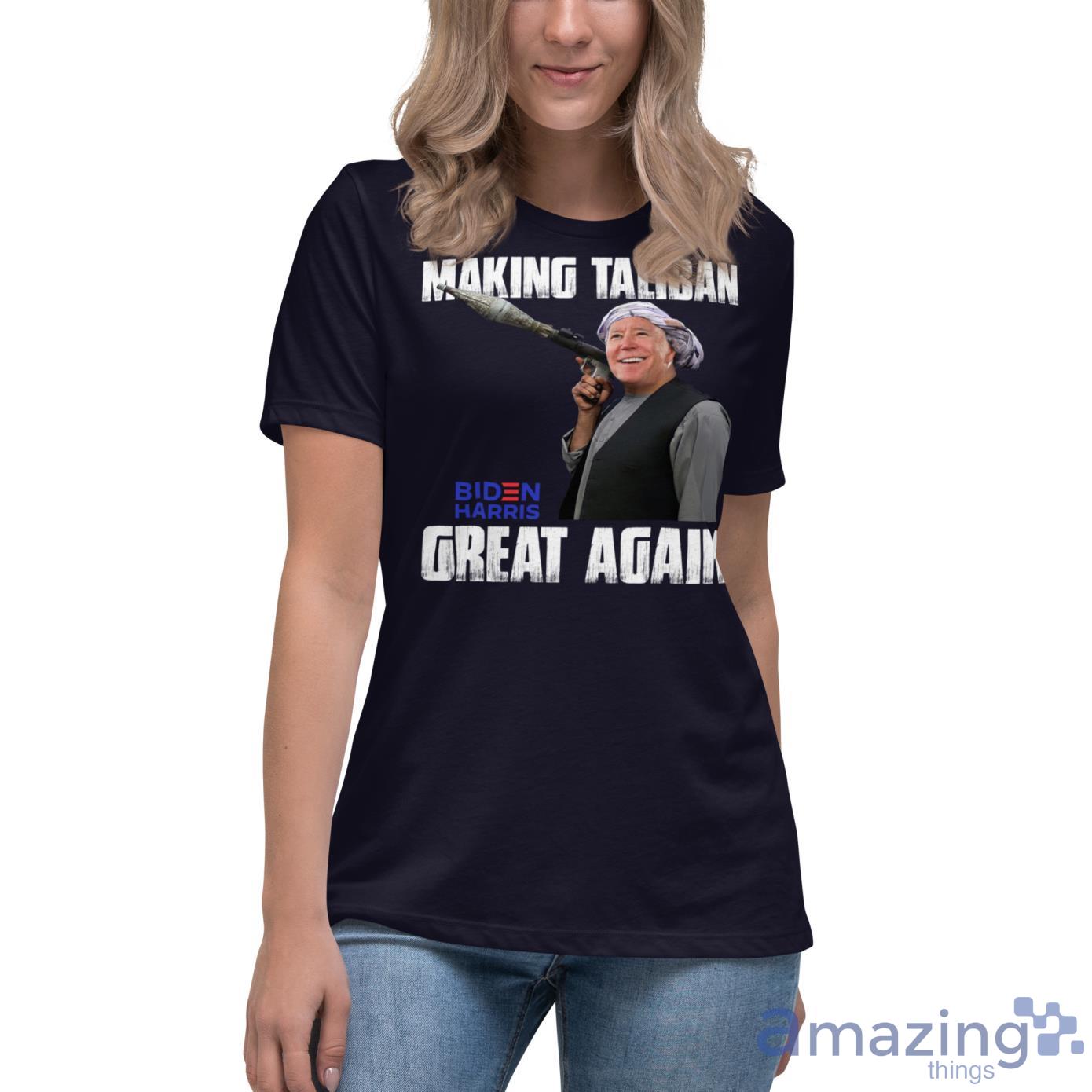 Making The Taliban Great Again Shirt image Making The Taliban Great Again Shirt - Womens Relaxed Short Sleeve Jersey Tee