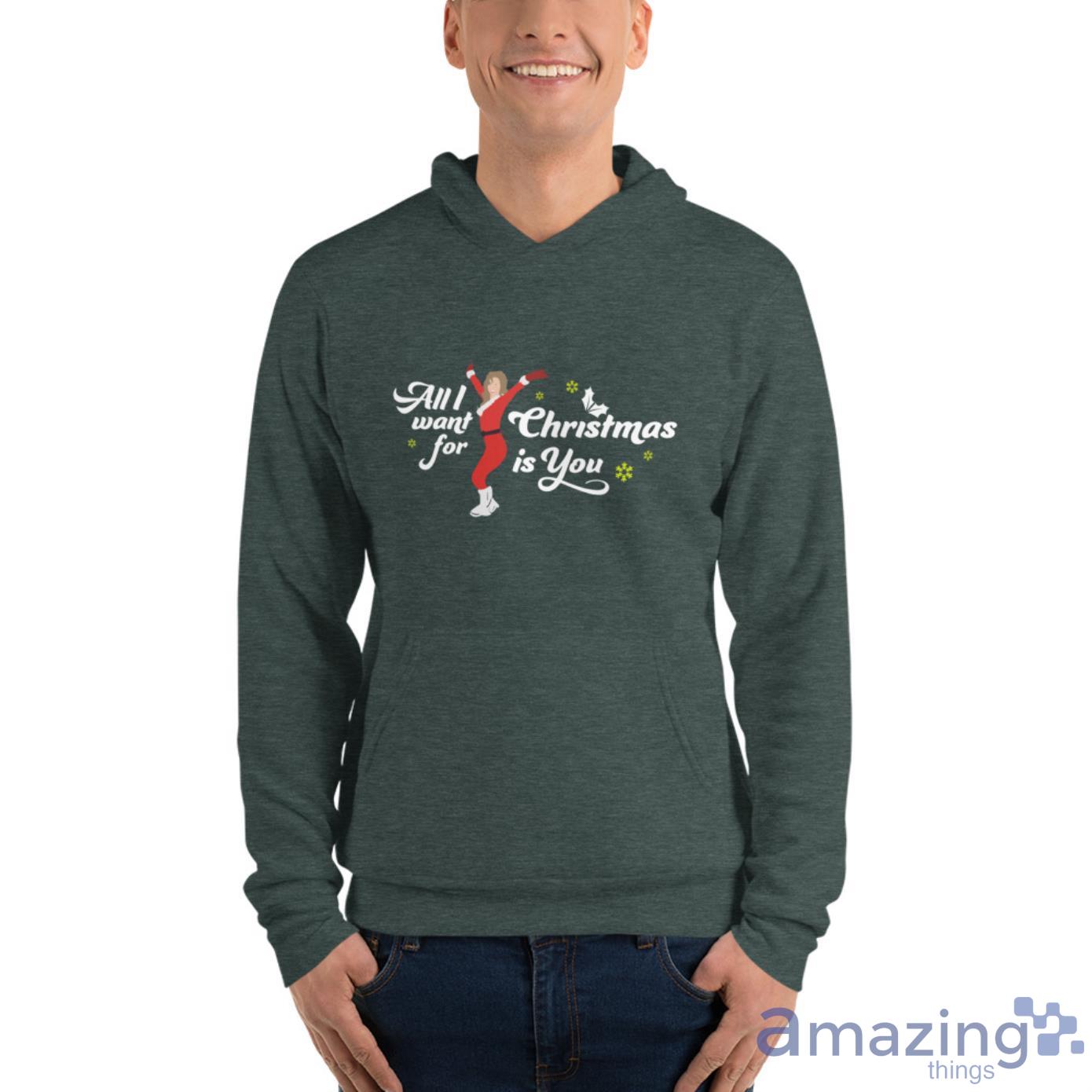 Mariah Carey All I Want For Christmas Is You Unisex Sweatshirt Shirt image Mariah Carey All I Want For Christmas Is You Unisex Sweatshirt Shirt - Unisex Fleece Pullover Hoodie-1