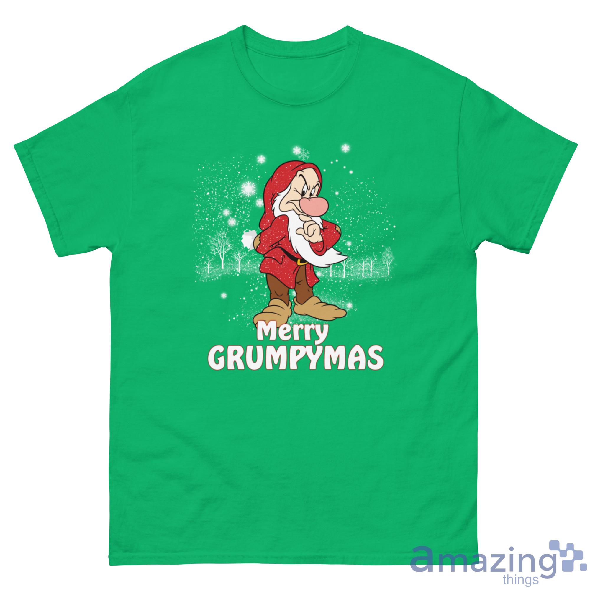 Merry Grumpymas Ugly Grumpy Man Christmas Sweatshirt image Merry Grumpymas Ugly Grumpy Man Christmas Sweatshirt - G500 Men’s Classic Tee Gildan-2
