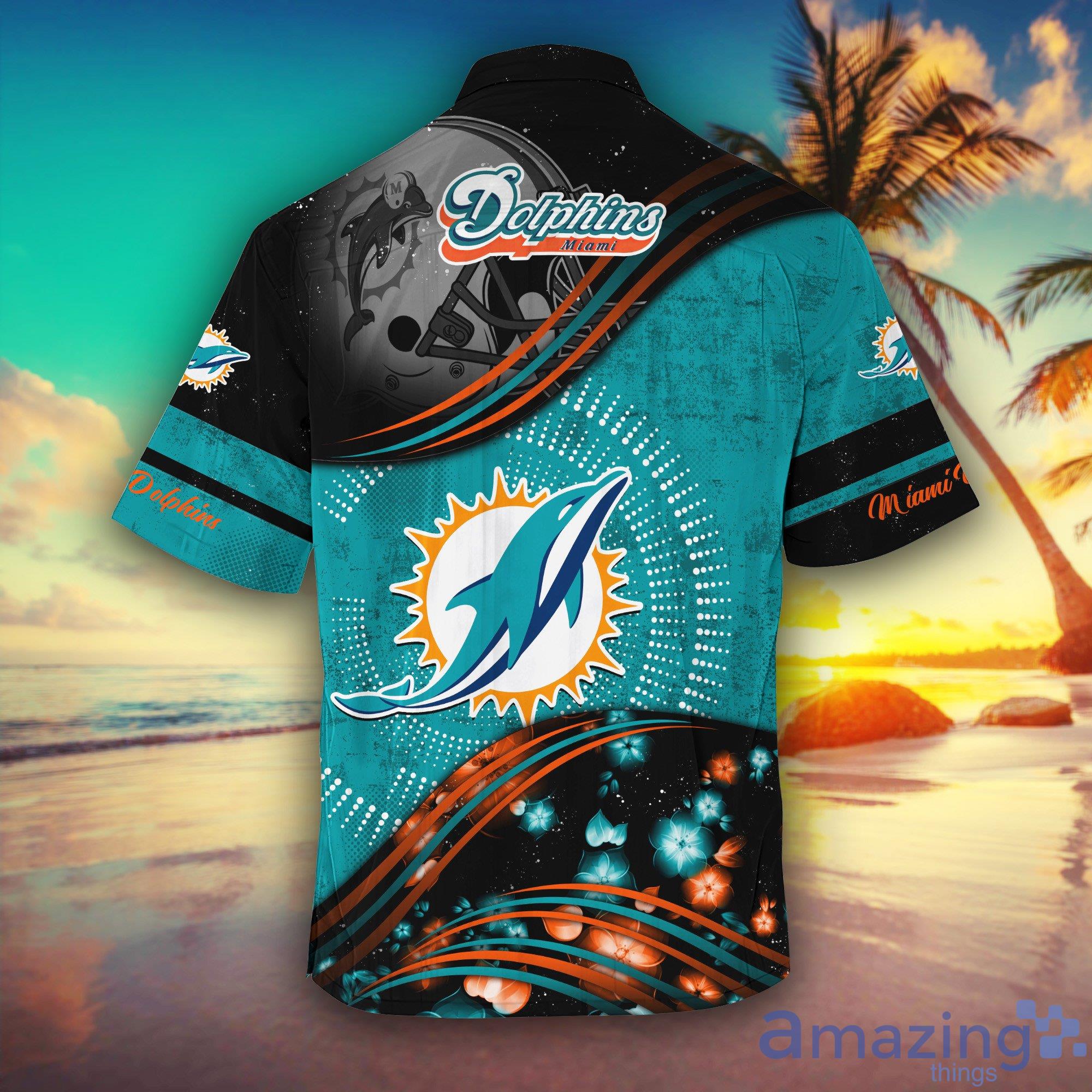 Miami Dolphins NFL Hawaiian Shirt Floral