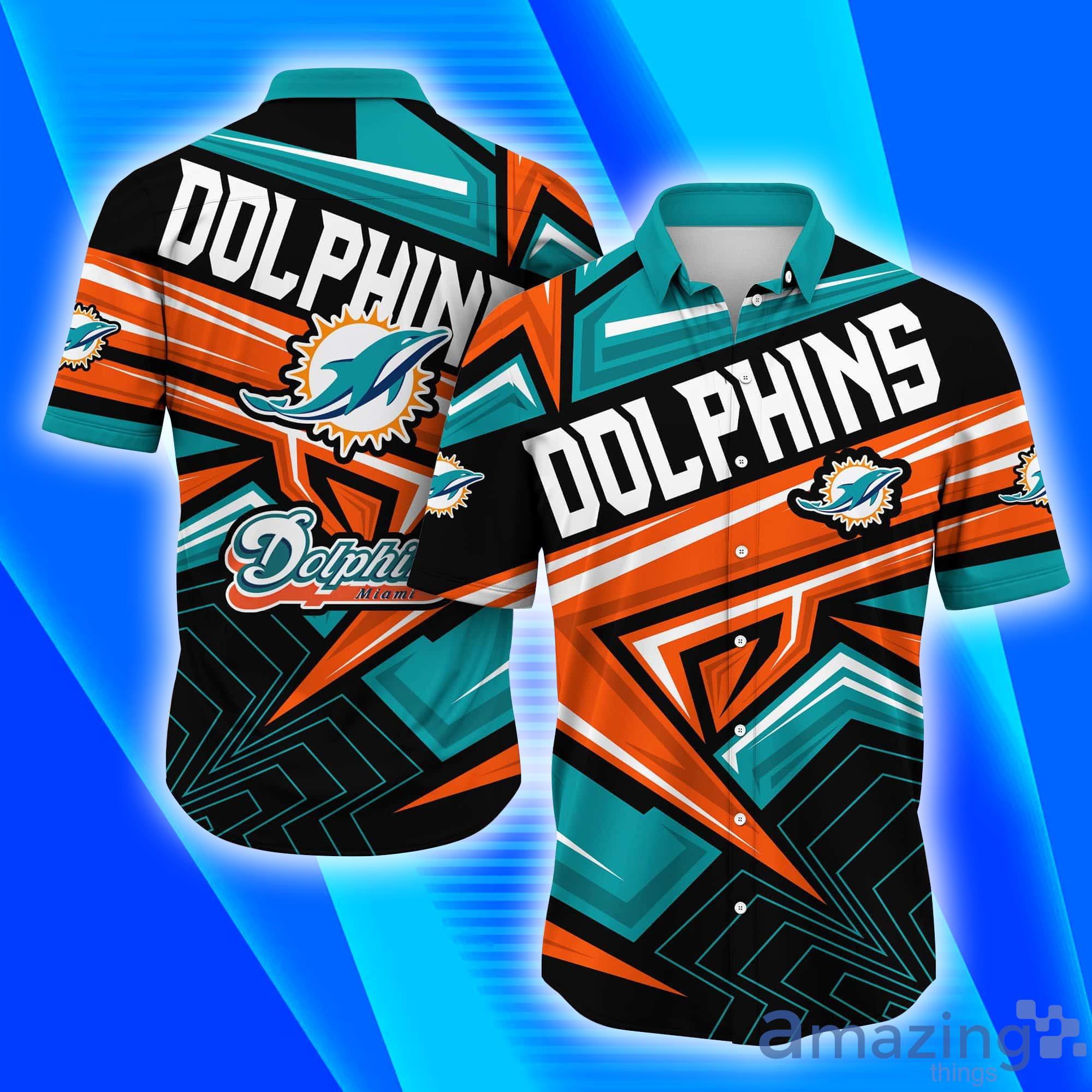 Miami Dolphins NFL Short Sleeves Hawaiian Shirt Product Photo 1