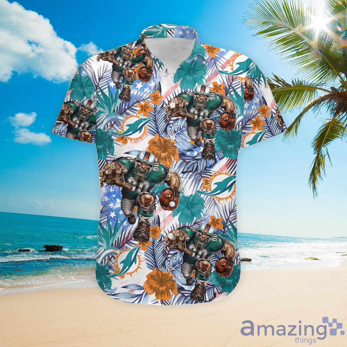 miami dolphins floral shirt