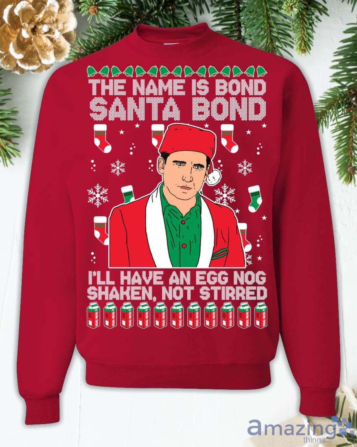 Santa bond 2024 ugly sweater