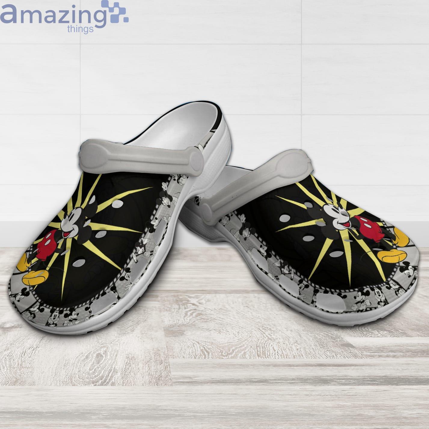 Mickey Mouse Film Black Patterns Disney Cartoon Clog For Men And Women Product Photo 1