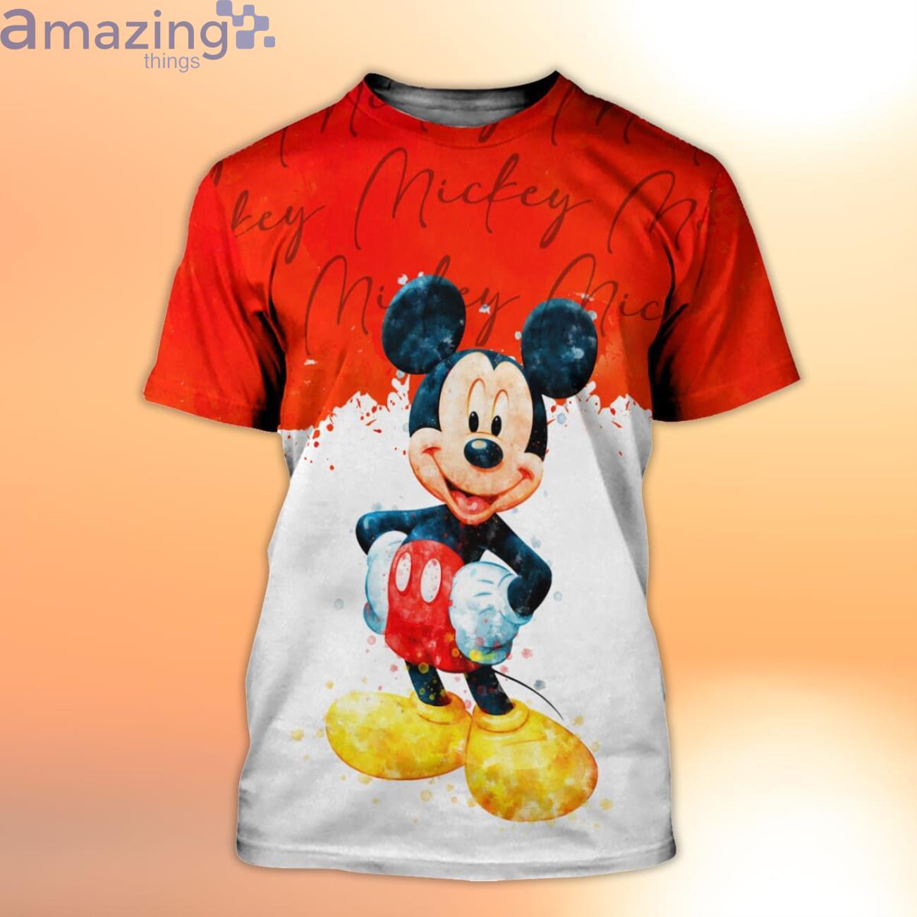 Disney Mickey Mouse And Friends And Dallas Cowboys Logo 3D T-Shirt