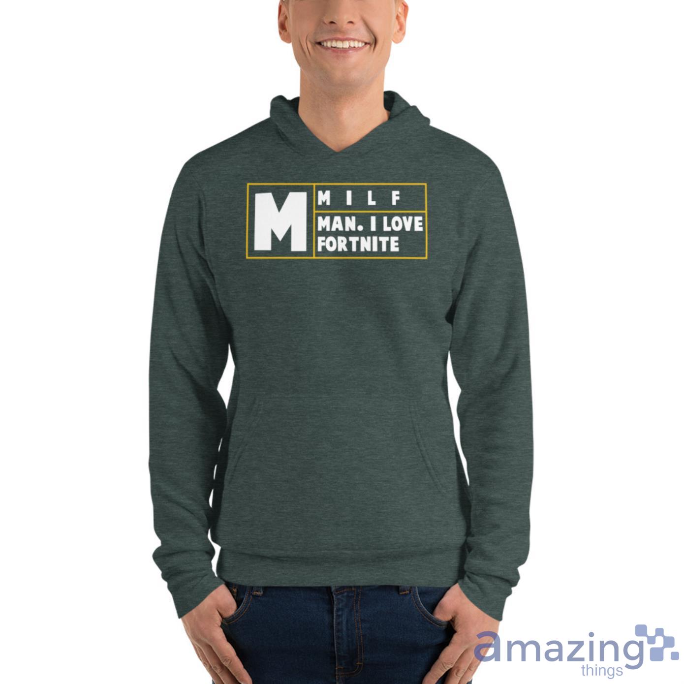 MILF Man, I Love Fortnite Shirt image MILF Man, I Love Fortnite Shirt - Unisex Fleece Pullover Hoodie-1