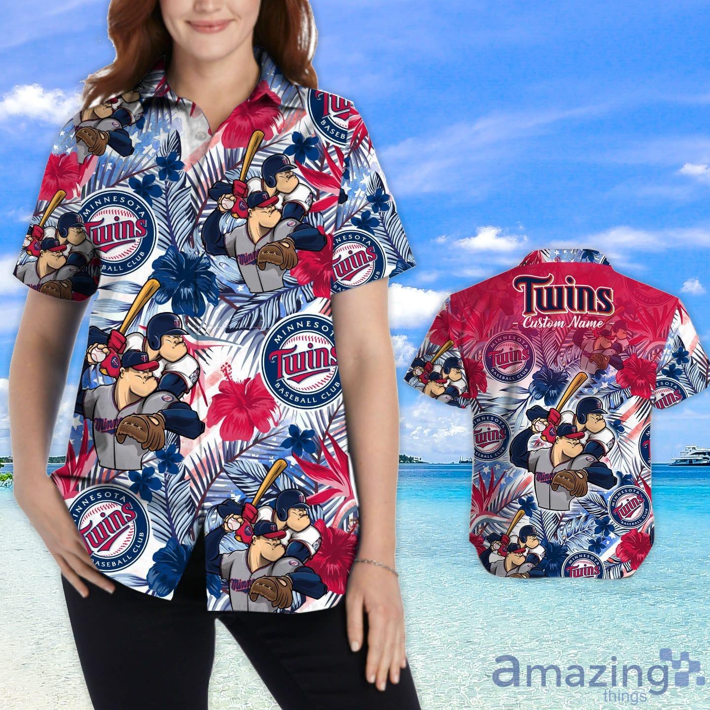 Minnesota Twins MLB Custom Name Hawaiian Shirt For Men And Women Best Gift  For Fans