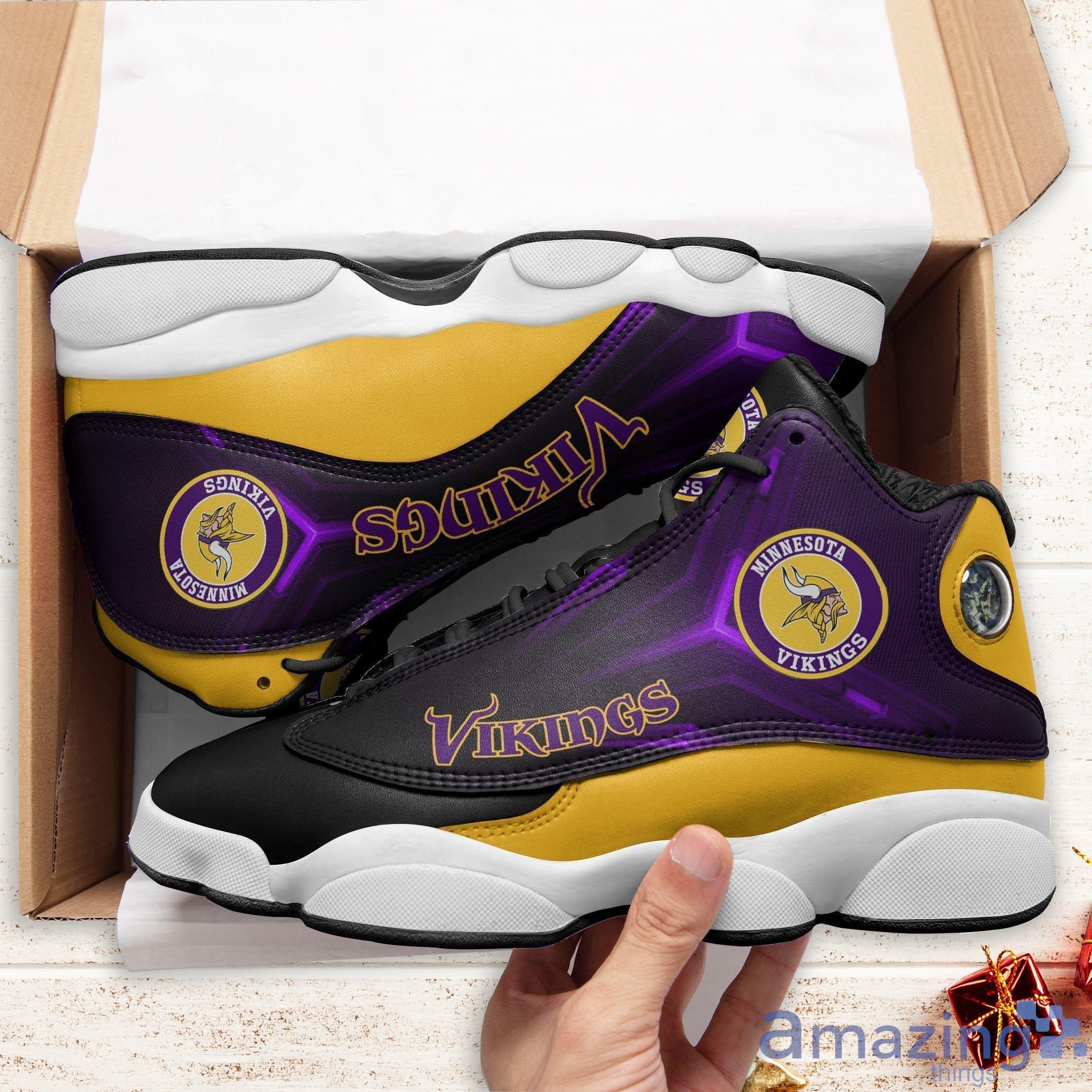 Nfl Minnesota Vikings Air Jordan 13 Shoes For Fans