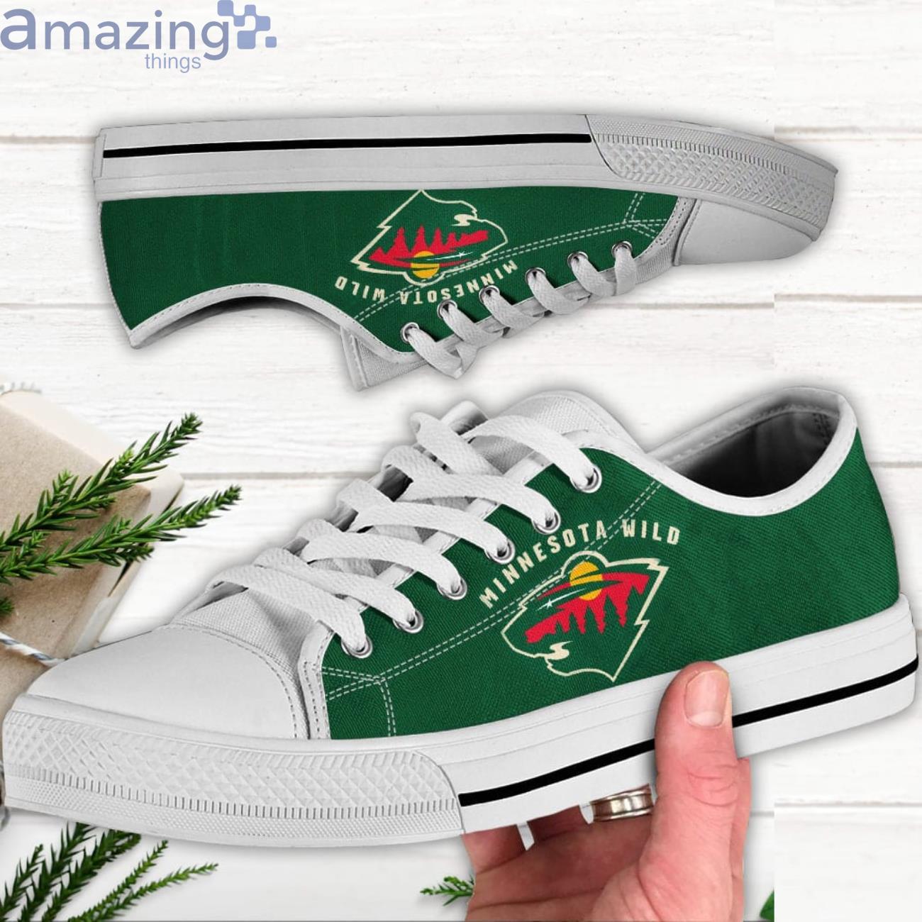 Minnesota Wild Low Top Canvas Shoes Minnesota Wild Shoes For Men And Women Product Photo 1 Minnesota Wild Low Top Canvas Shoes Minnesota Wild Shoes For Men And Women Product Photo 1