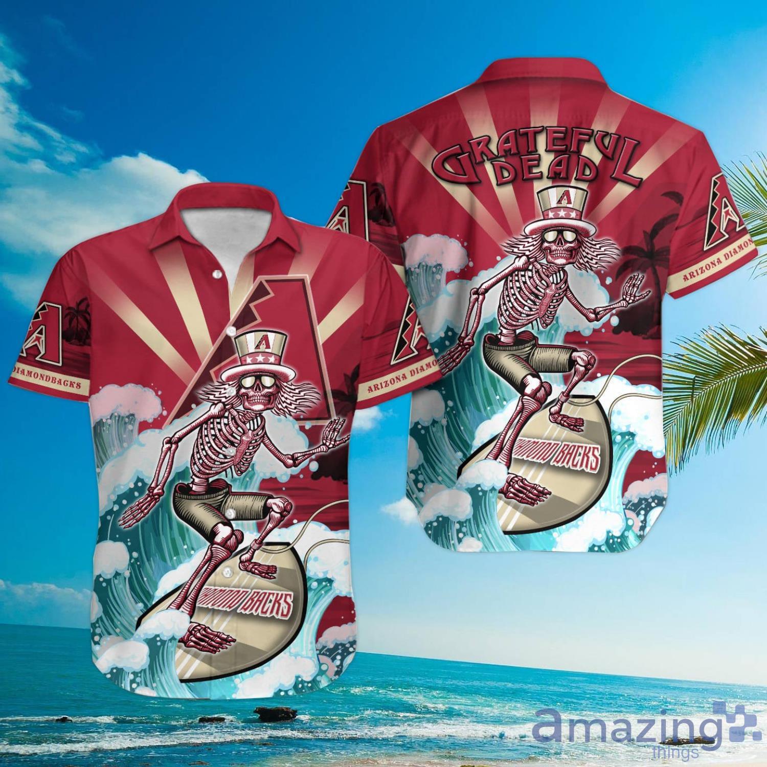 MLB Arizona Diamondbacks Grateful Dead Hawaiian Shirt