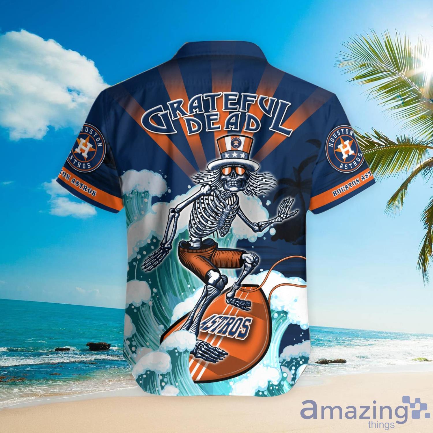 MLB Houston Astros Grateful Dead Hawaiian Shirt - Tagotee