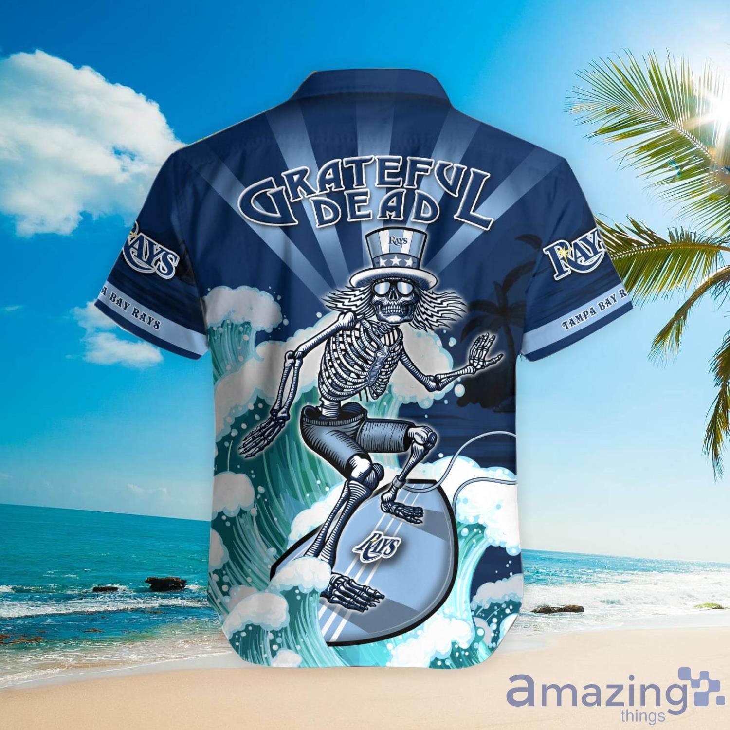 MLB Tampa Bay Rays Grateful Dead Hawaiian Shirt