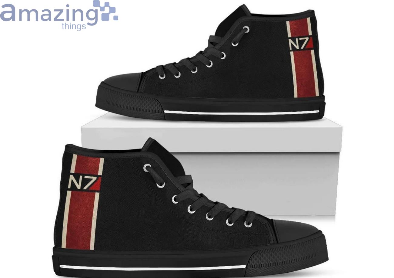 N7 Custom Mass Effect Alliance Military N7 High Top Shoes Product Photo 1 N7 Custom Mass Effect Alliance Military N7 High Top Shoes Product Photo 1