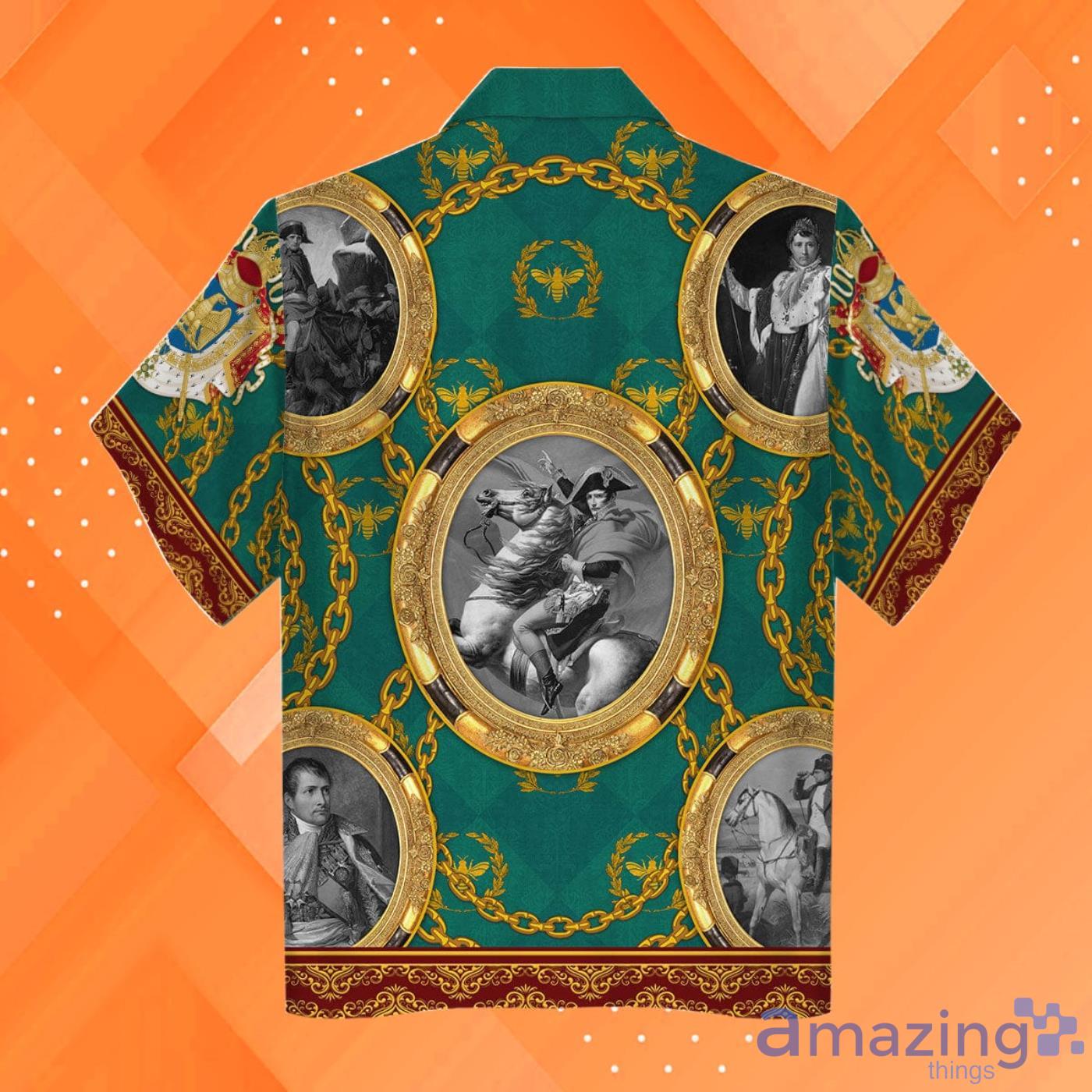 Napoleon Bonaparte All Over Print Hawaiian Shirt image Napoleon Bonaparte All Over Print Hawaiian Shirt Product Photo 3