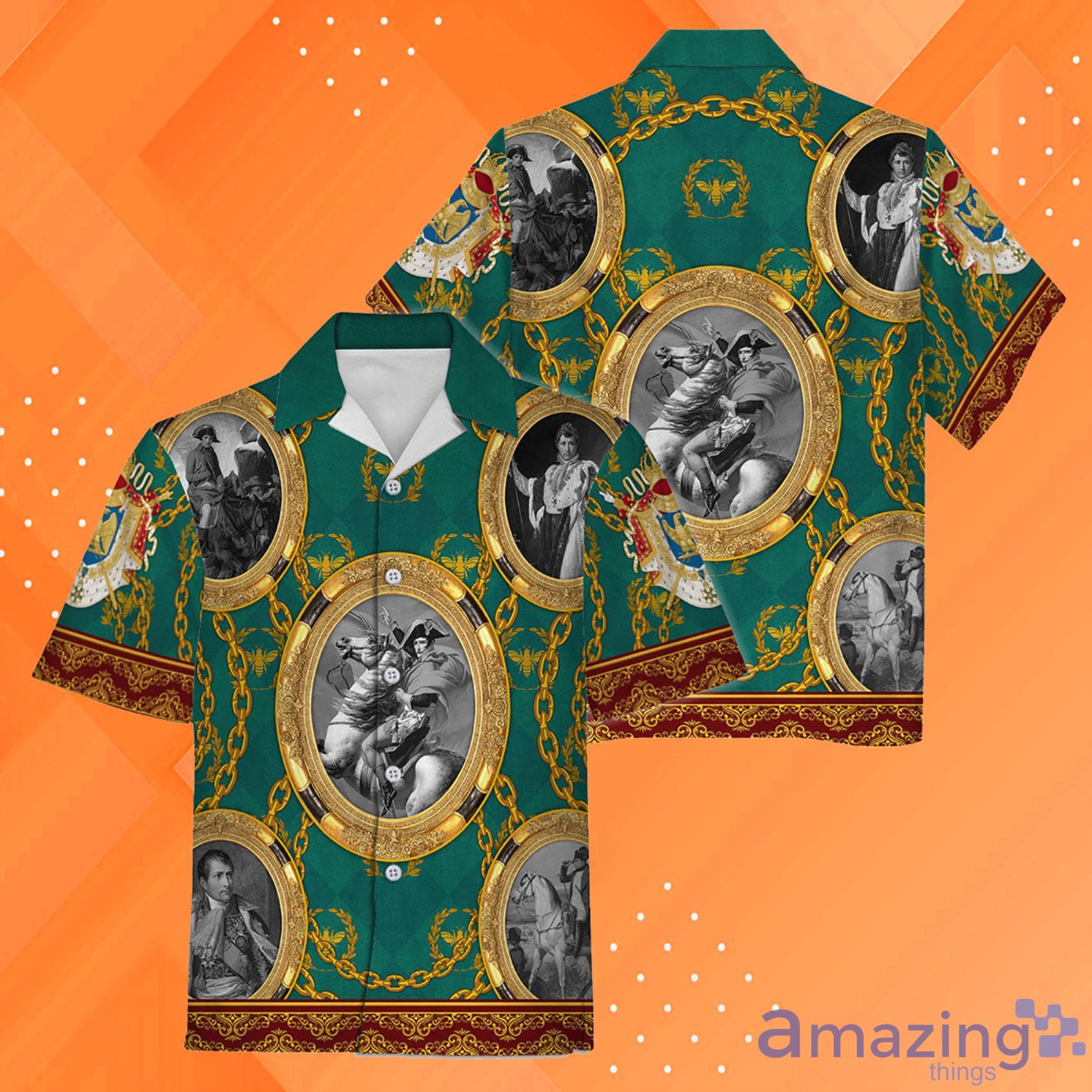 Napoleon Bonaparte All Over Print Hawaiian Shirt Product Photo 1 Napoleon Bonaparte All Over Print Hawaiian Shirt Product Photo 1