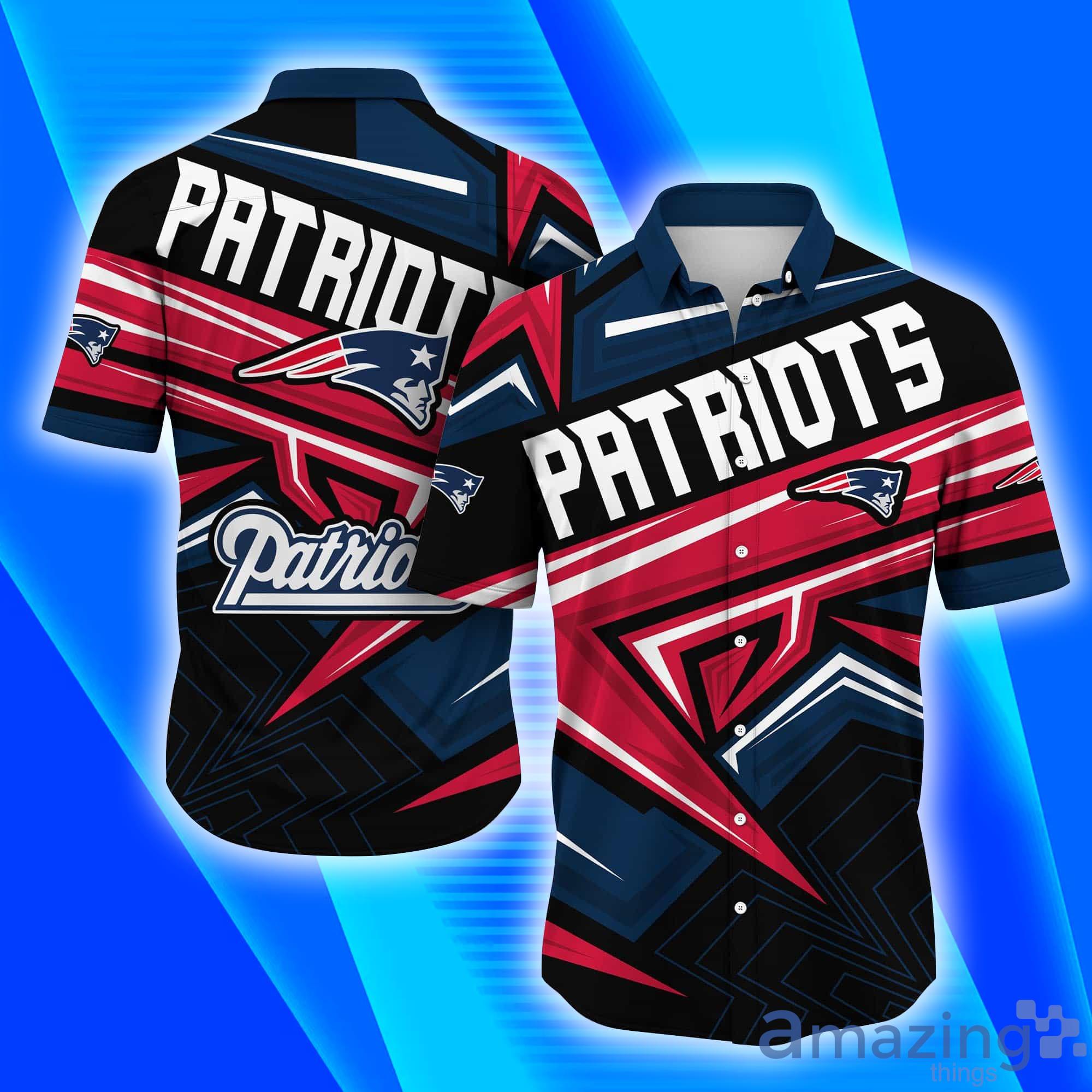 New England Patriots NFL Full Print Short Sleeves Hawaiian Shirt Product Photo 1