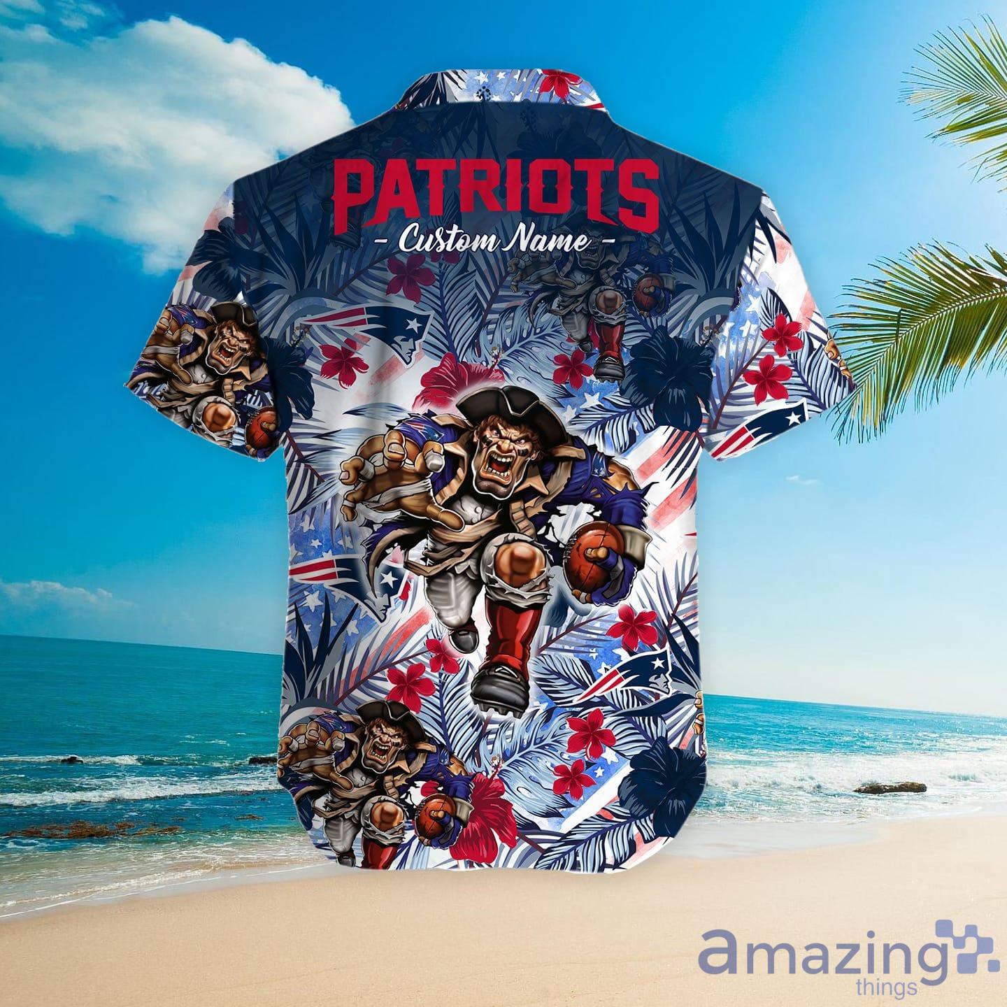 New England Patriots NFL Hawaiian Shirt Custom Getaways Aloha