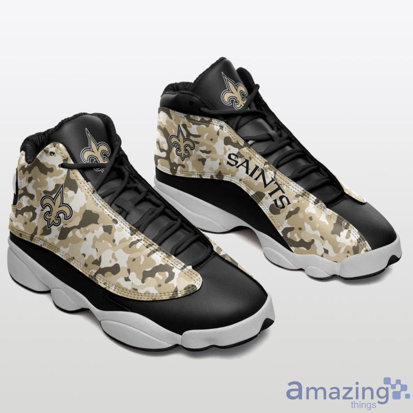 New Orleans Saints Air Jordan 13 Sneakers, Gifts for New Orleans Saints  Fans - Reallgraphics