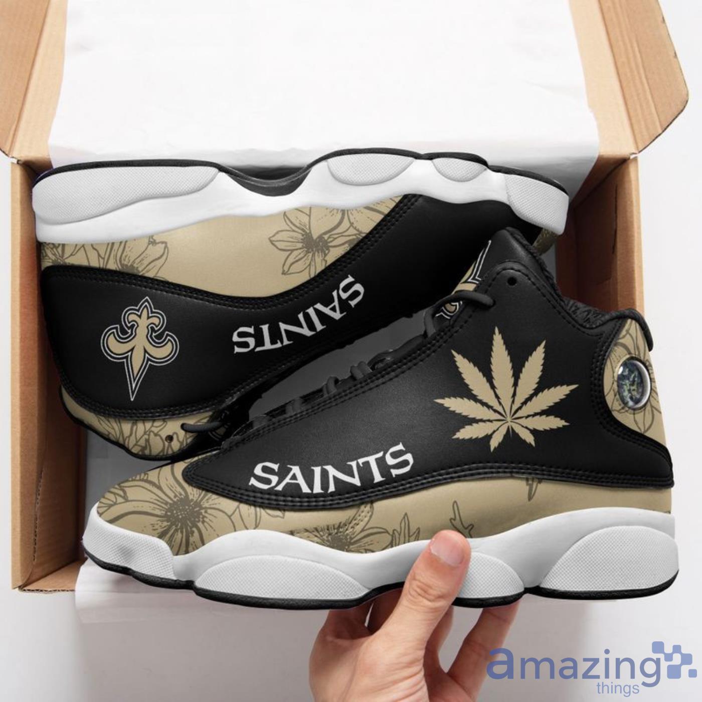 New Orleans Saints Weed Limited Edition Air Jordan Jordan 13 For