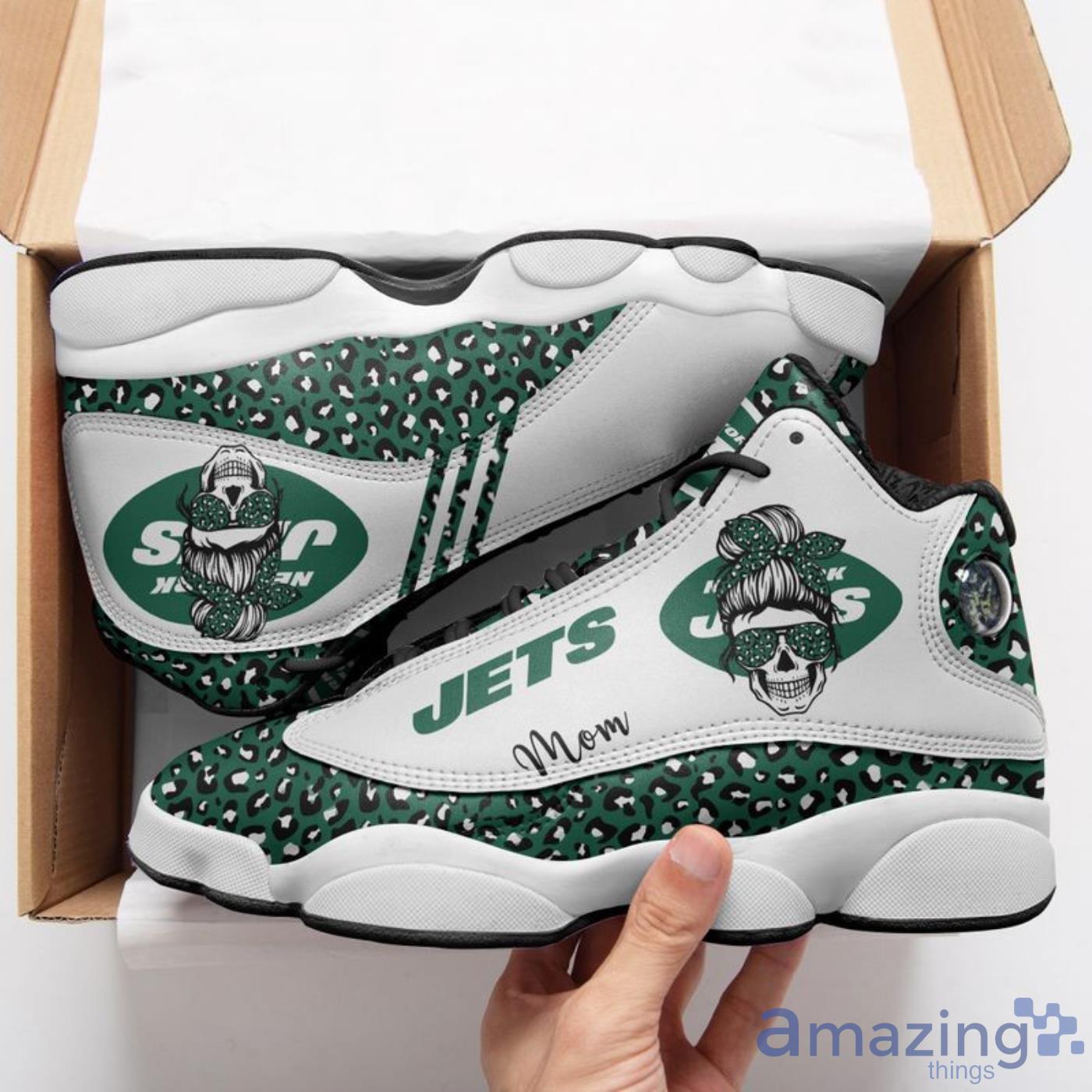 New York Jets Pattern Limited Edition Air Jordan 13 For Fans