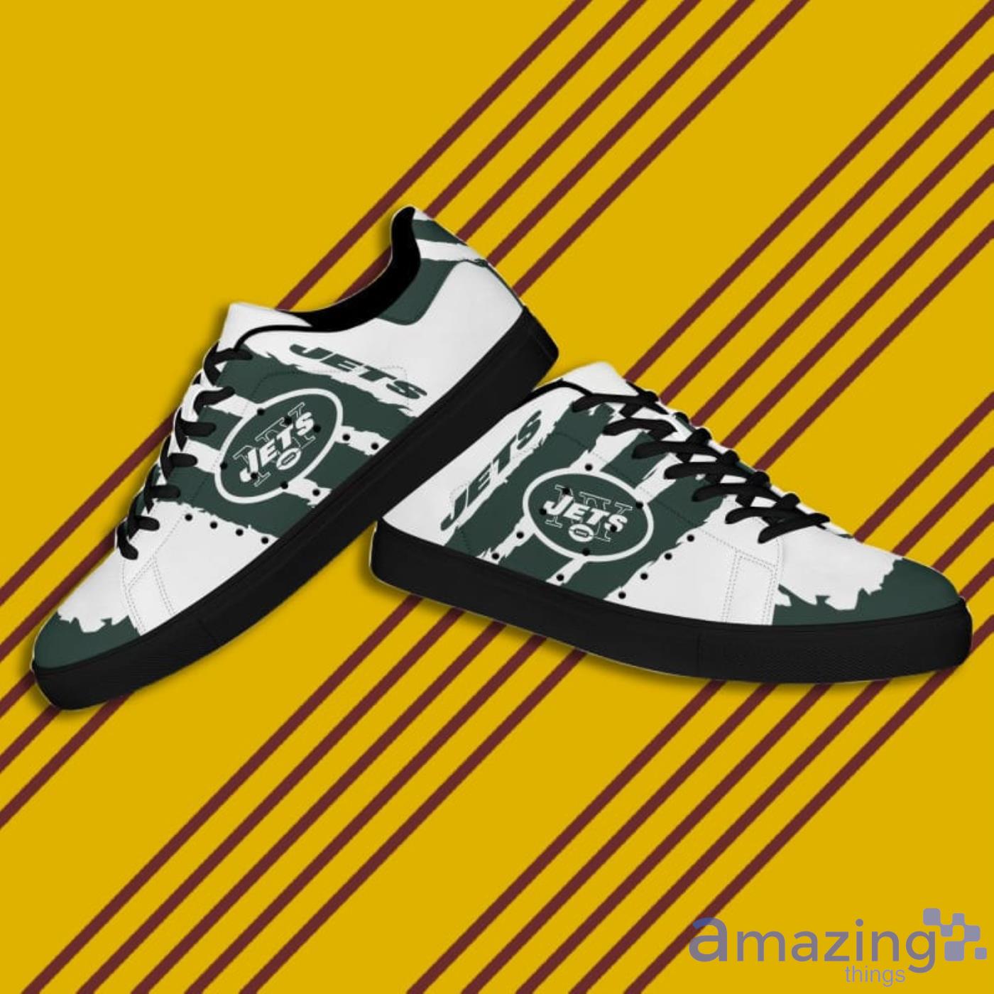 New York Jets NFL Black And White Skate Shoes image New York Jets NFL Black And White Skate Shoes Product Photo 6