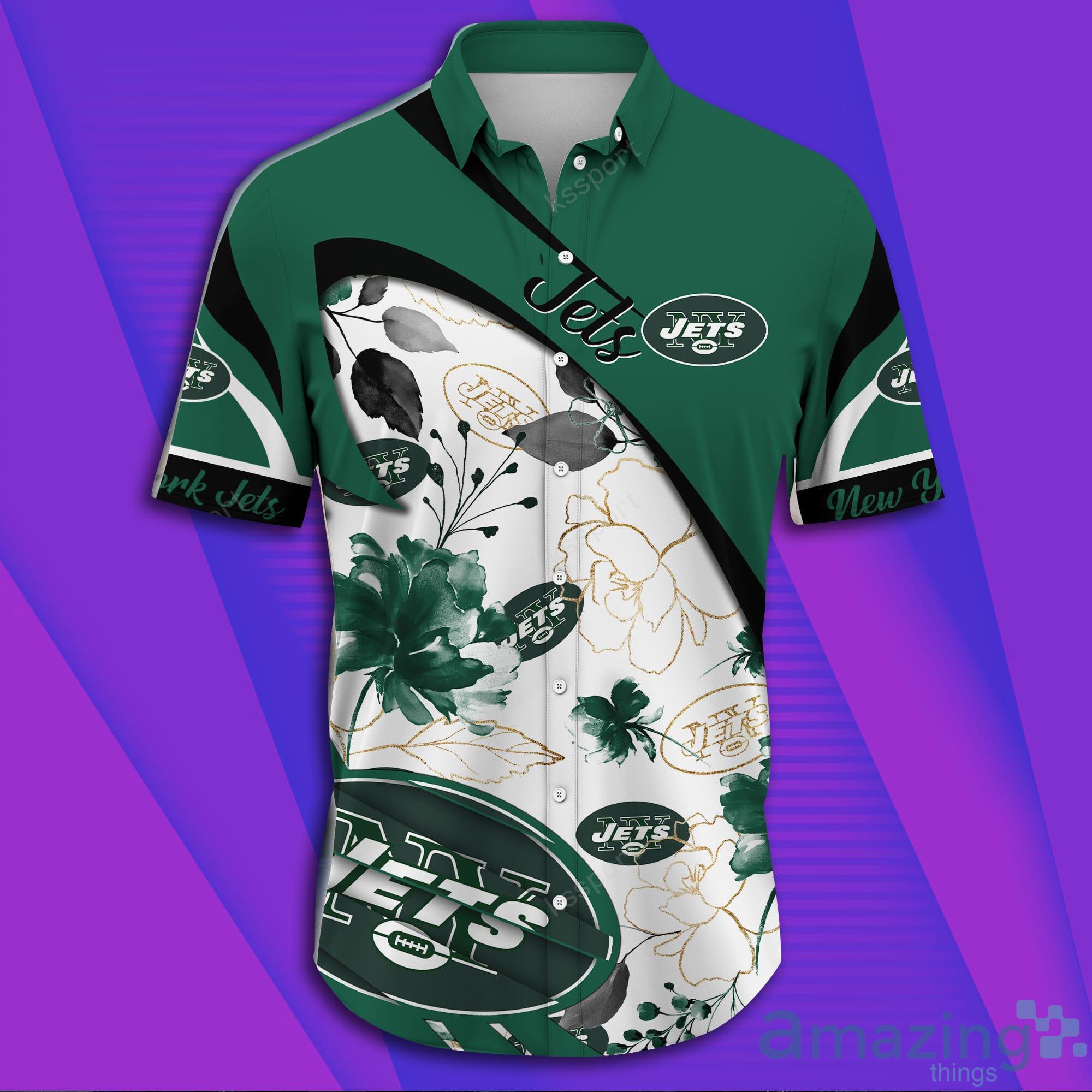 New York Jets Aloha Hawaiian Shorts Gift For Fans