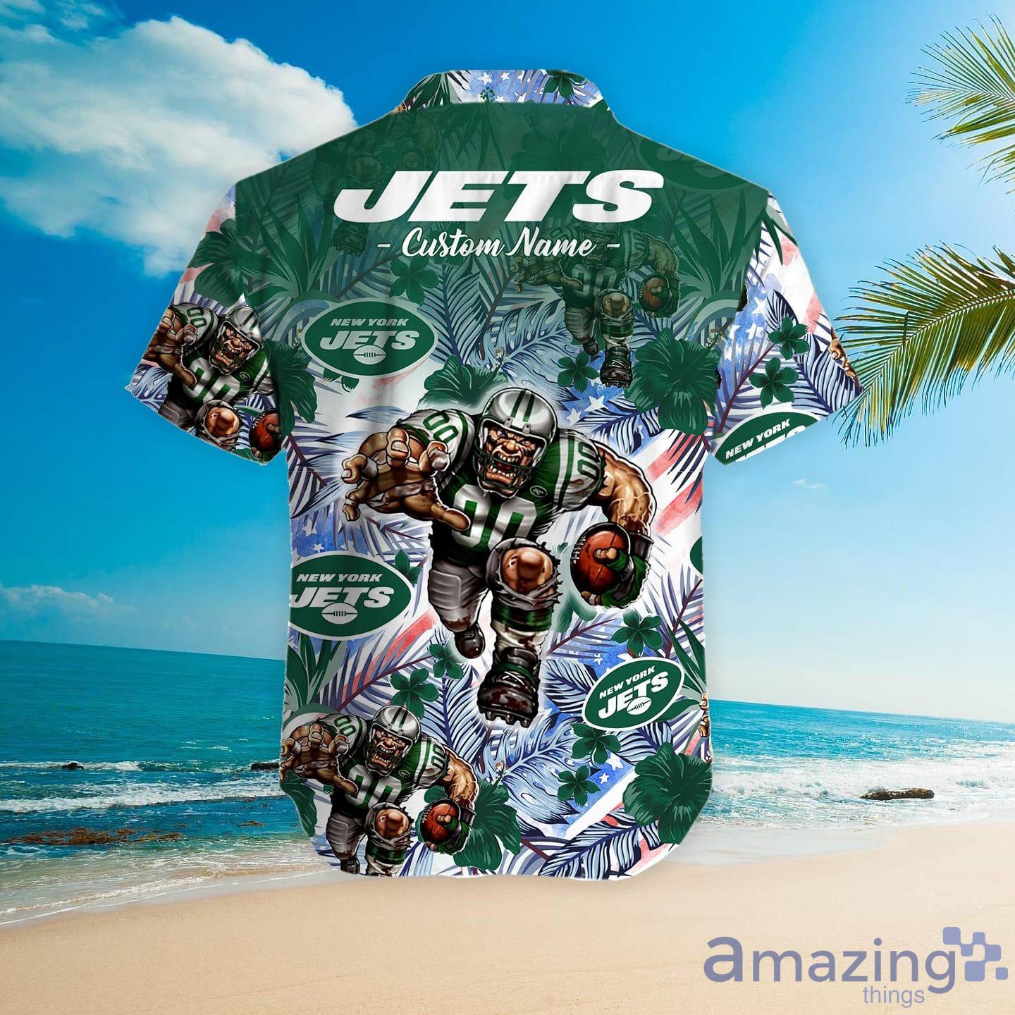 New York Jets NFL Aloha Tropical Hawaiian Shirt