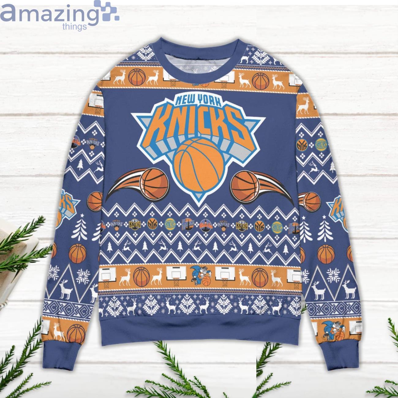 Dallas Mavericks NBA Basketball Knit Pattern Ugly Christmas