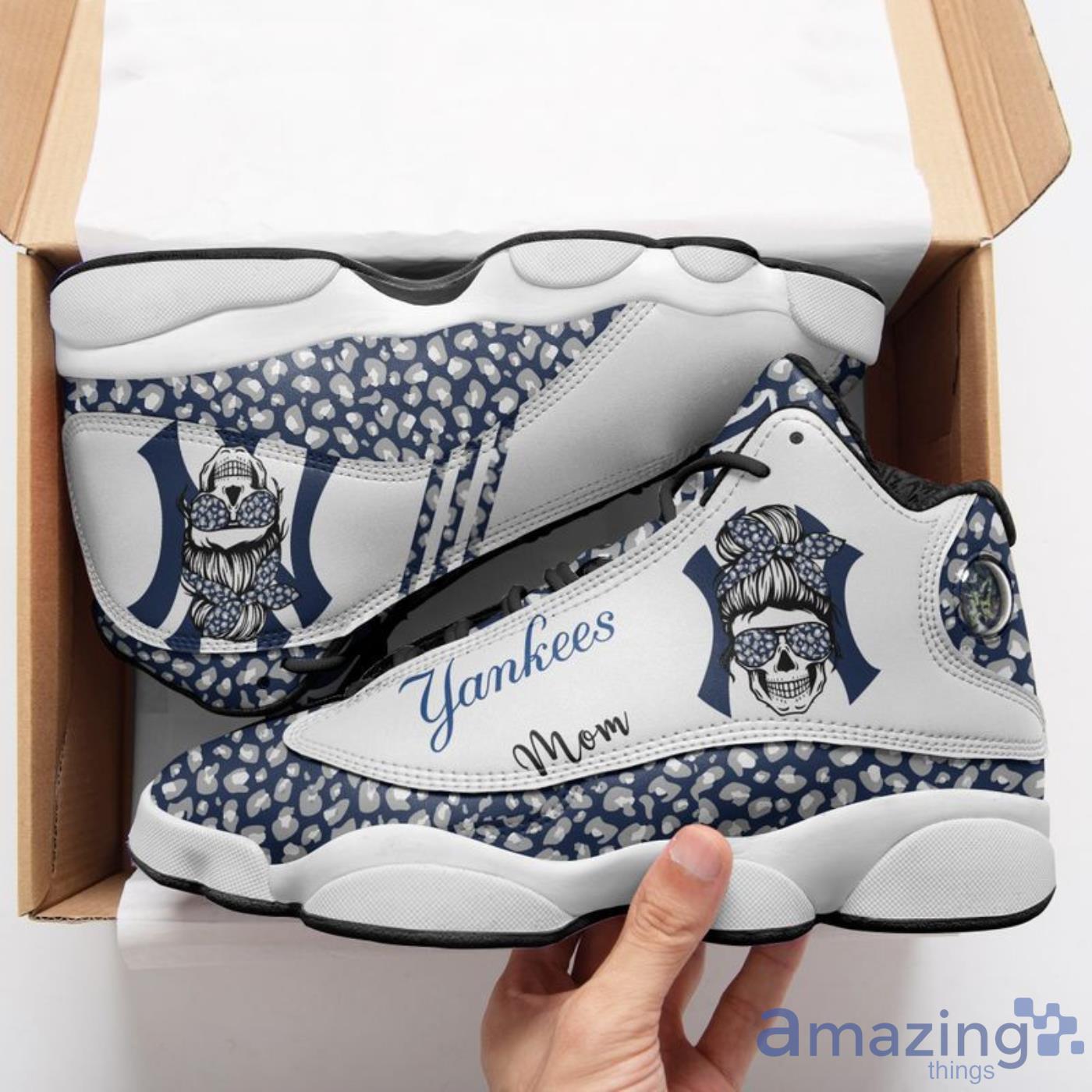 New York Yankees Air Jordan 13 Sneakers, MLB Yankees Shoes - Reallgraphics