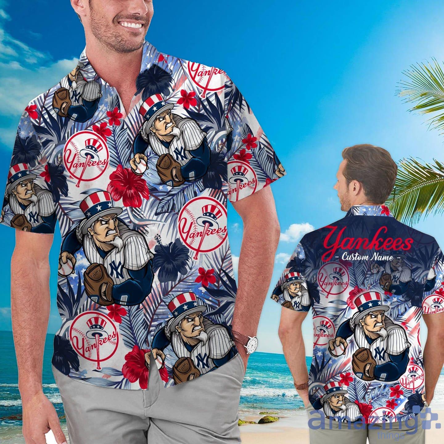 hawaiian yankees shirt