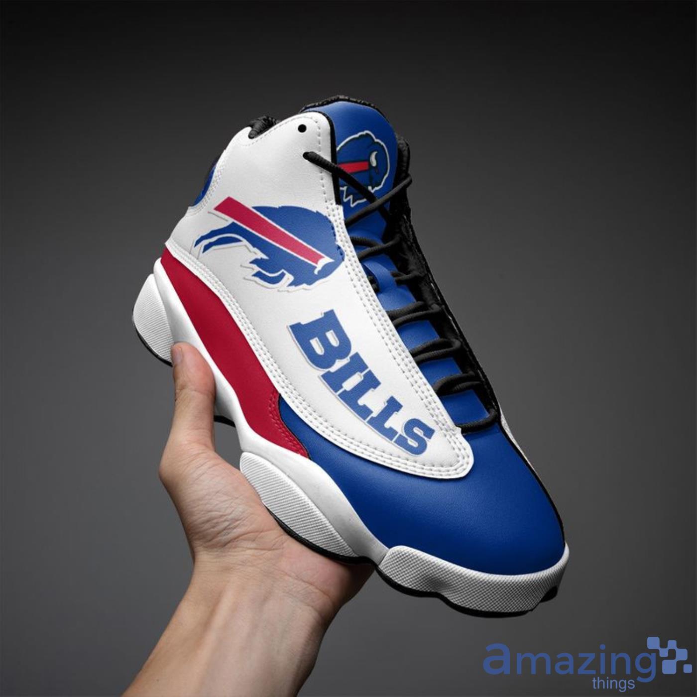 Buffalo Bills Blue and White Color Personalized Air Jordan 4 Sneaker - The  Clothes You'll Ever Need