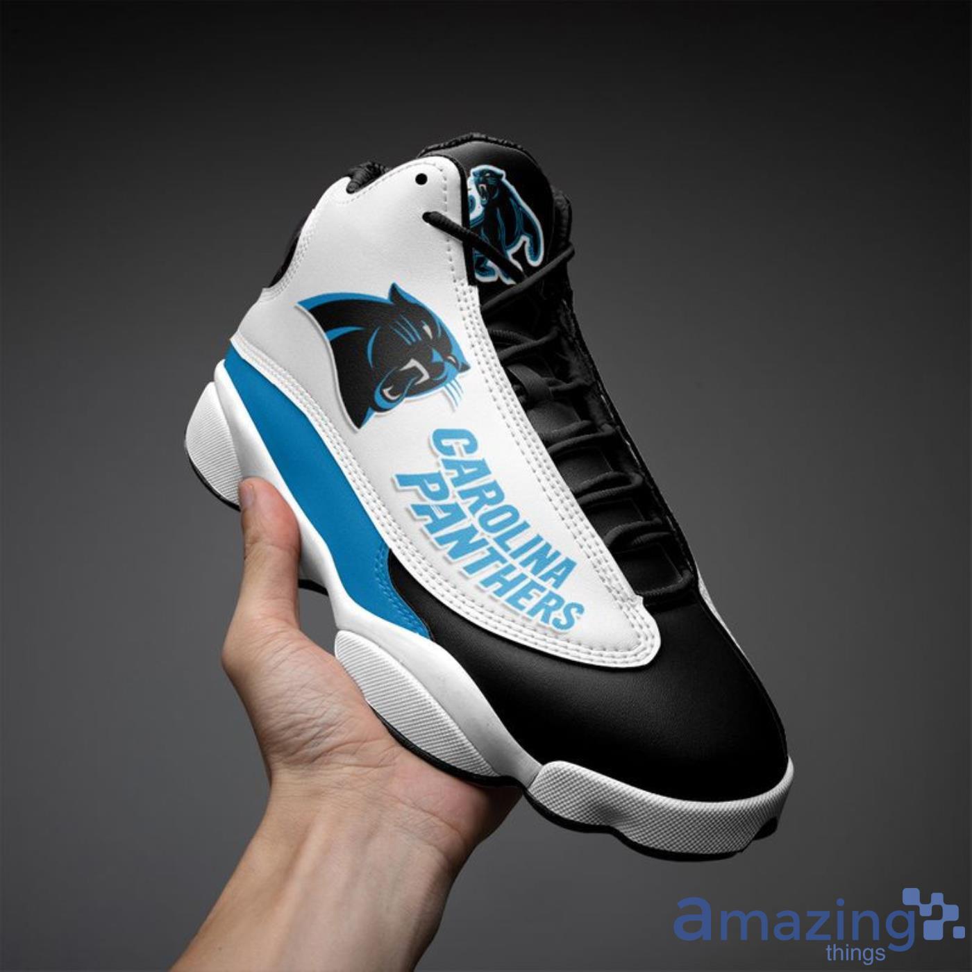 Carolina Panthers Air Jordan 13 Sneaker Shoes - Banantees