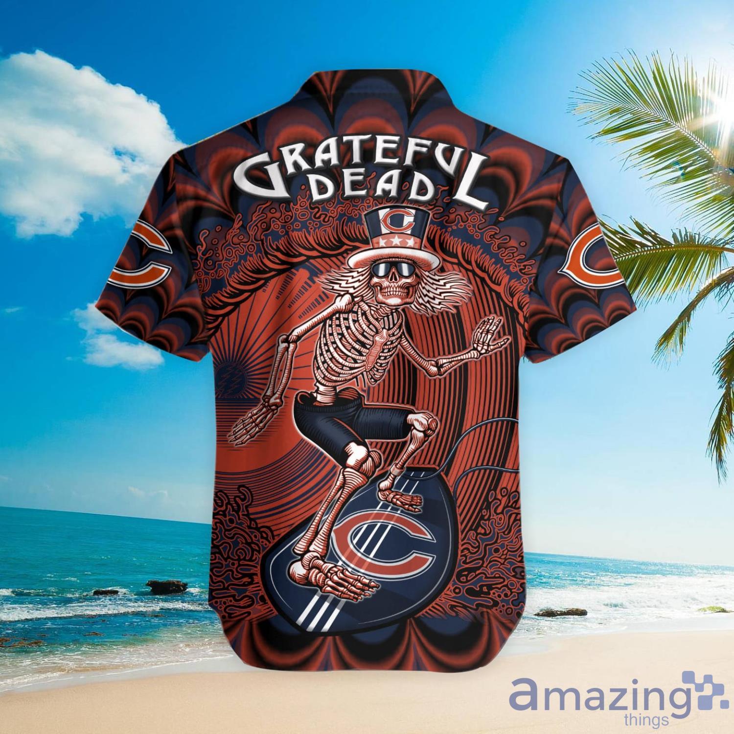 NFL Chicago Bears Grateful Dead Hawaiian Shirt For Fans