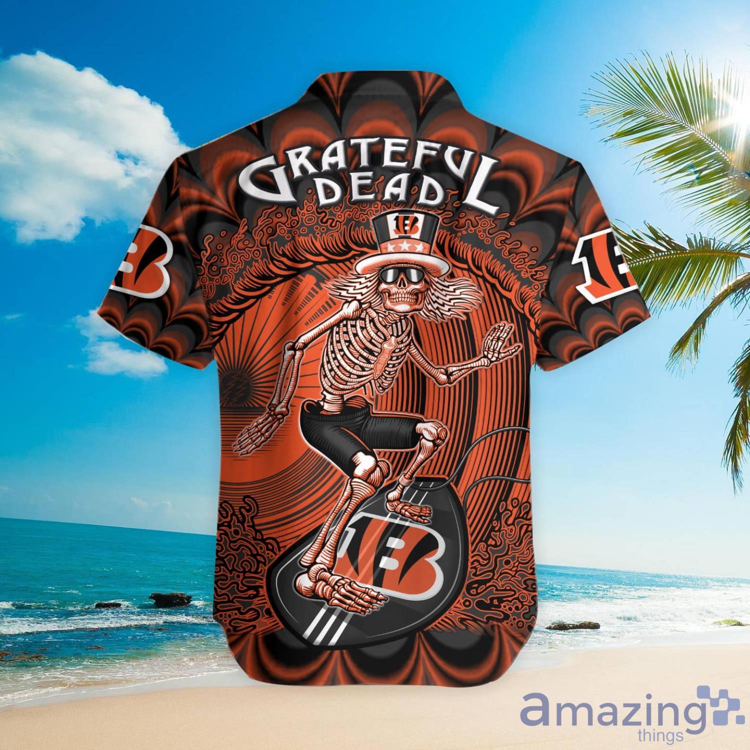 Cincinnati Bengals Shirt Nfl Grateful Dead Logo - High-Quality