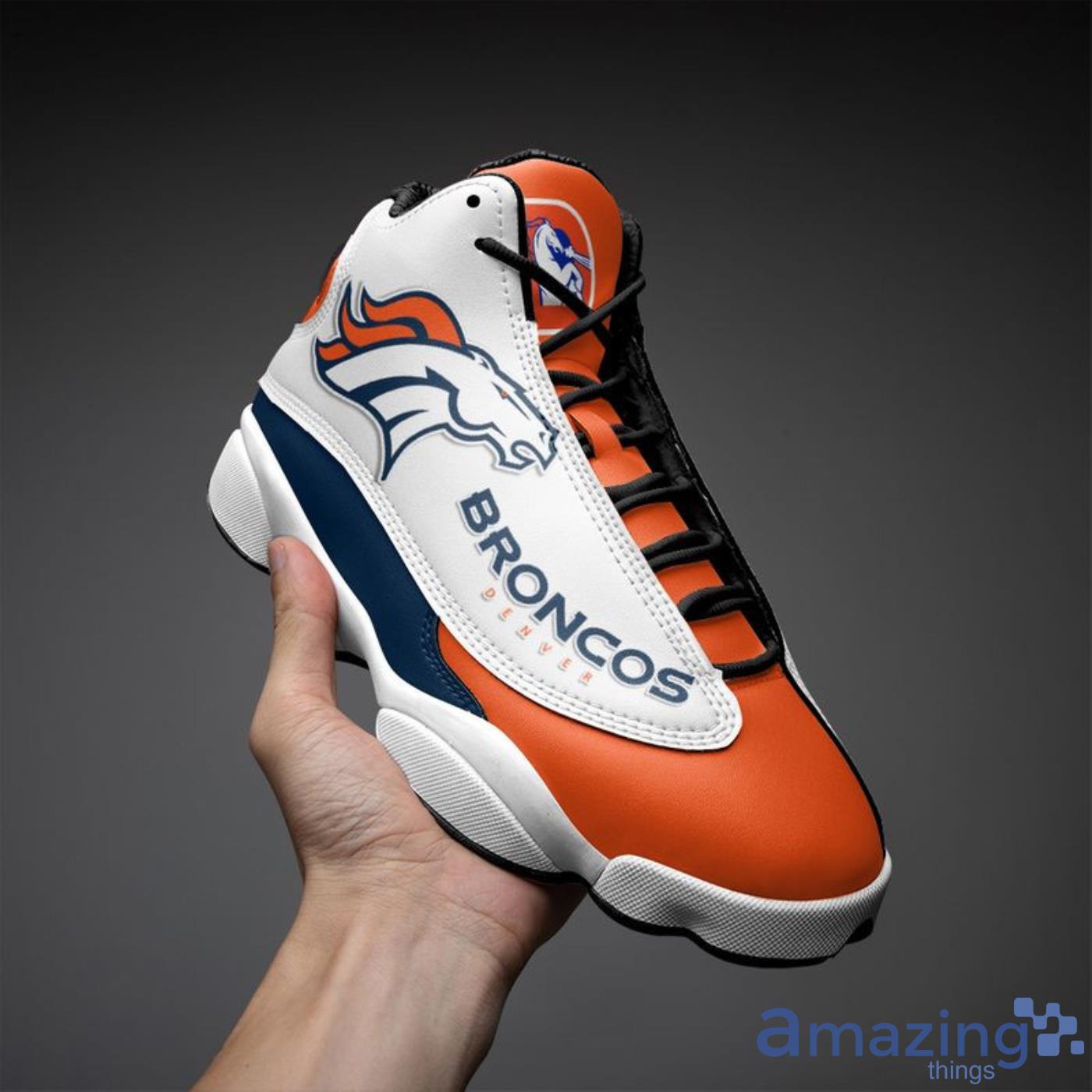 Denver Broncos NFL Team Premium Sneakers Custom Name Air Cushion Shoes For  Fans - Banantees