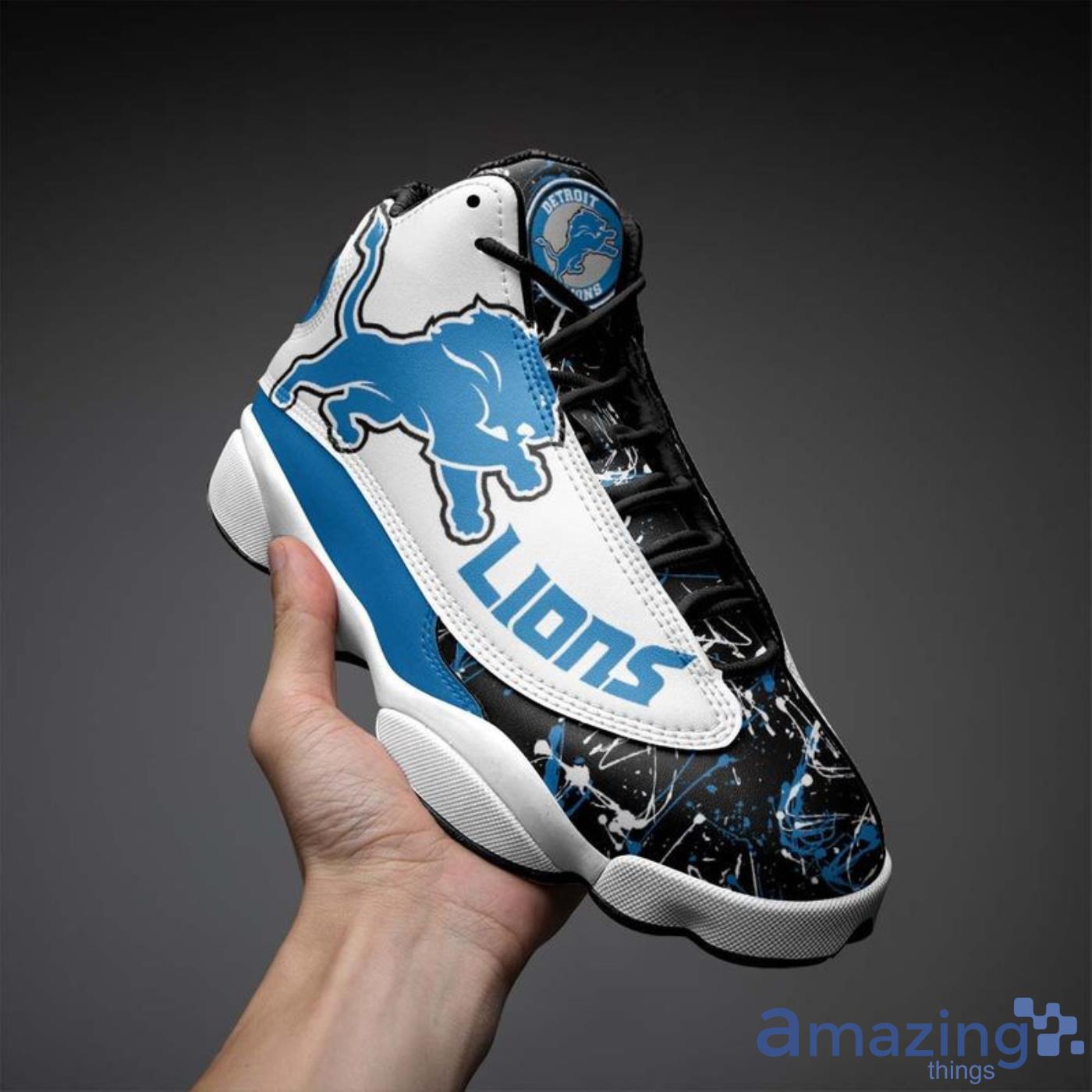 Detroit Lions Limited Edition Air Jordan 13 Sneakers Shoes For Fans