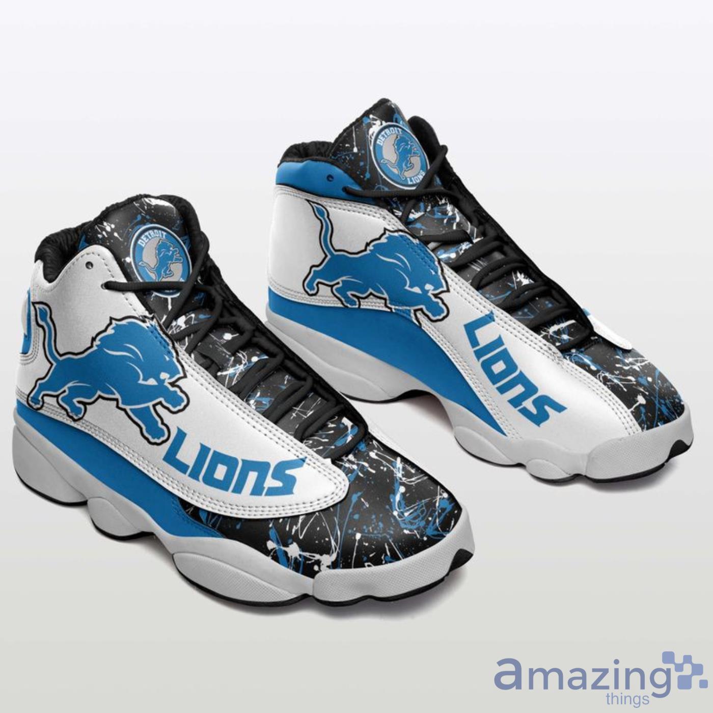 Detroit Lions Limited Edition Air Jordan 13 Sneakers Shoes