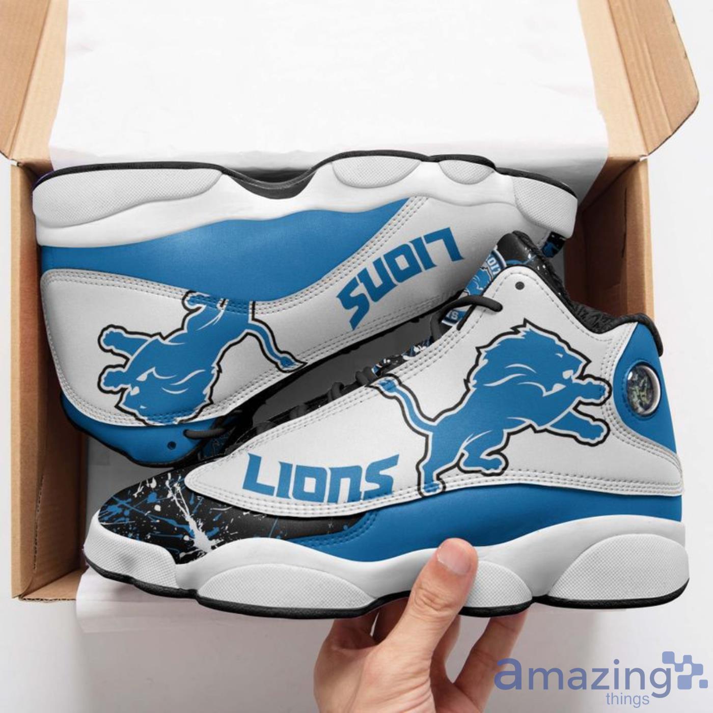 Nfl Detroit Lions Limited Edition Air Jordan 13 For Fans image Nfl Detroit Lions Limited Edition Air Jordan 13 For Fans