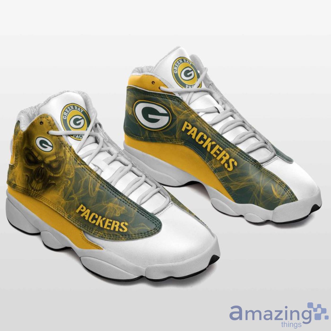 Green Bay Packers NFL Go Fly Fan Air Jordan 13 Shoes For Men And