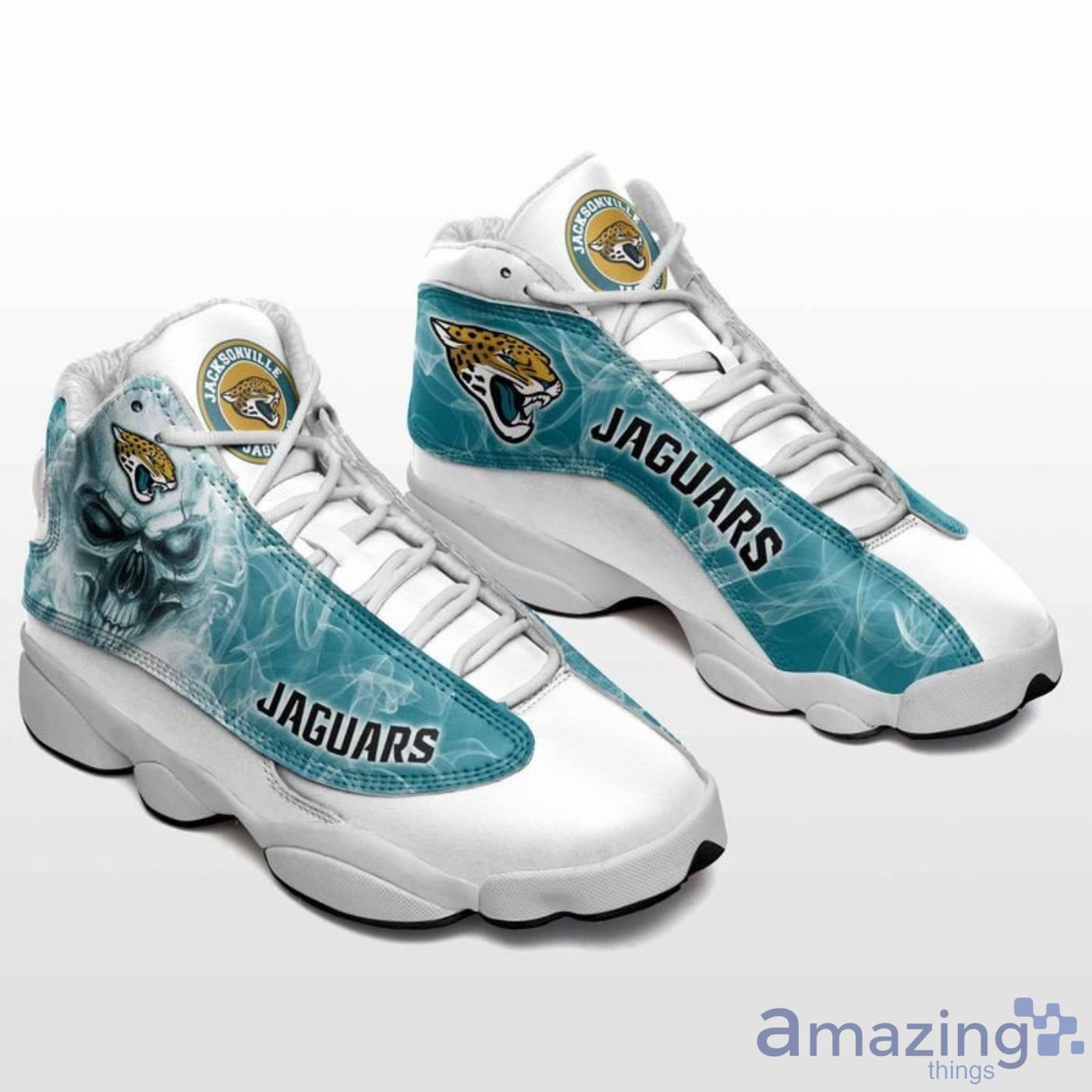 Jacksonville Jaguars NFL Air Jordan 13 Sneakers - Banantees