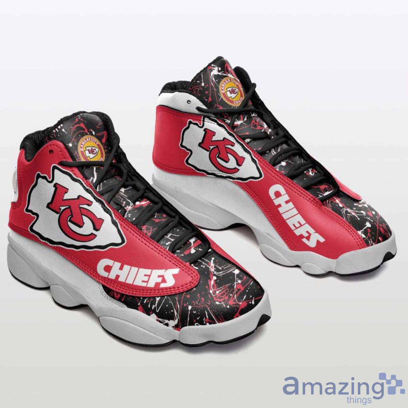 Nfl Kansas City Chiefs Limited Edition Air Jordan 13 For Fans Sneakers