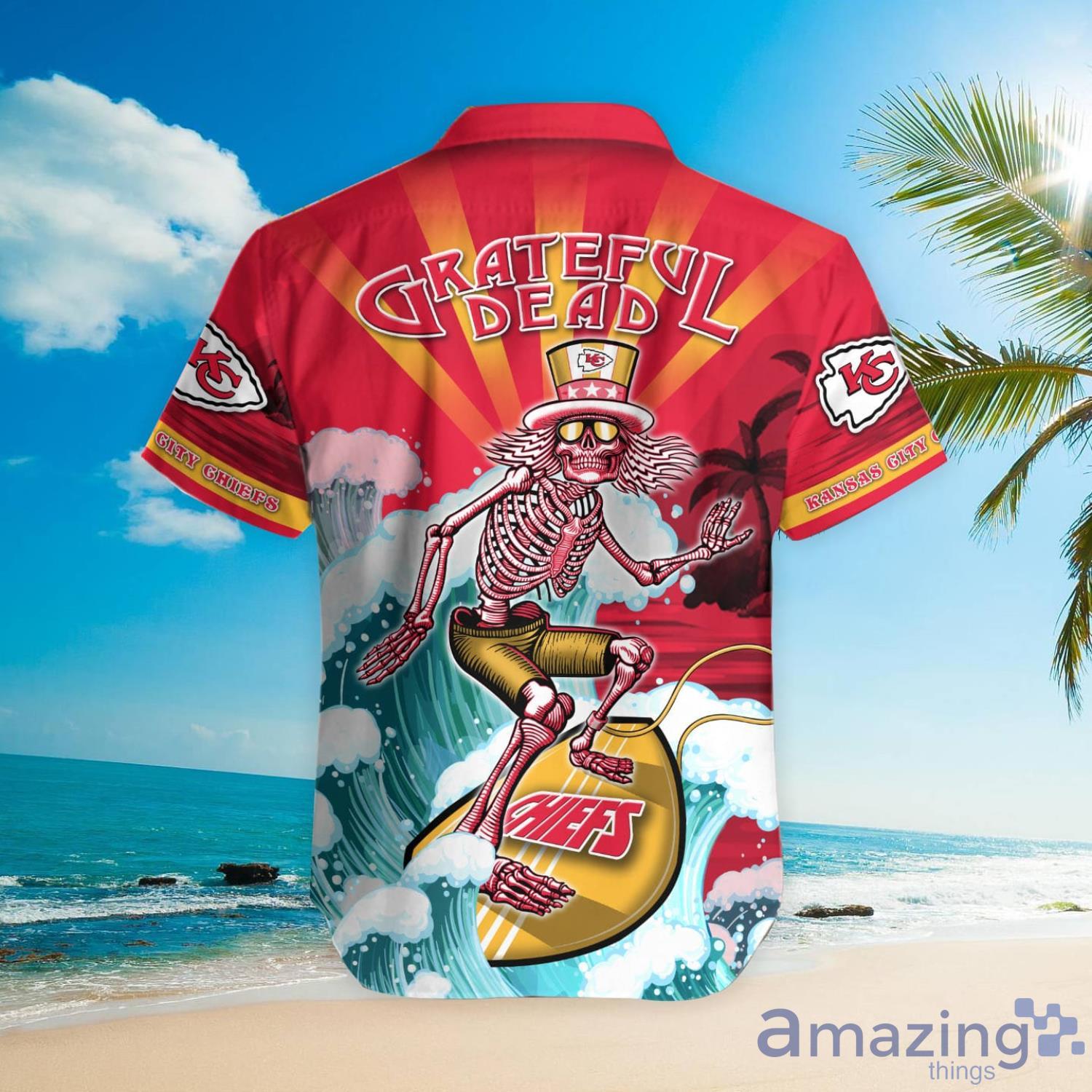 BEST NFL Kansas City Chiefs Special Hawaiian Design Button Shirt Hoodie