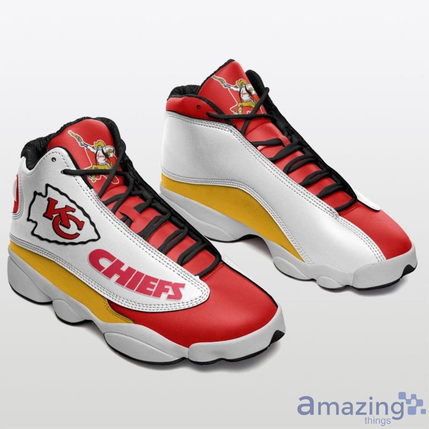 Nfl Kansas City Chiefs Limited Edition Air Jordan 13 For Fans Sneakers