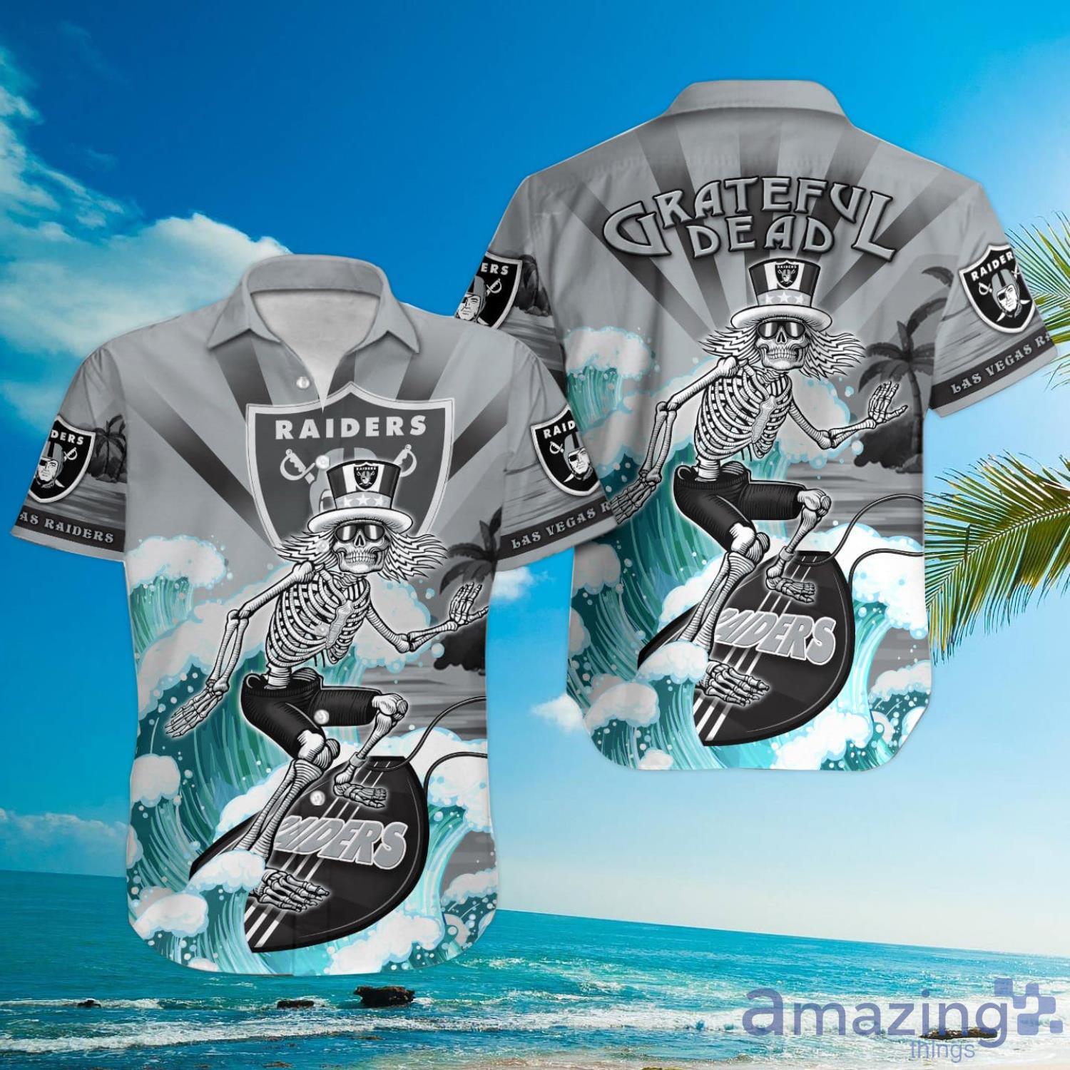 Grateful Dead NFL Las Vegas Raiders Hawaiian Shirt