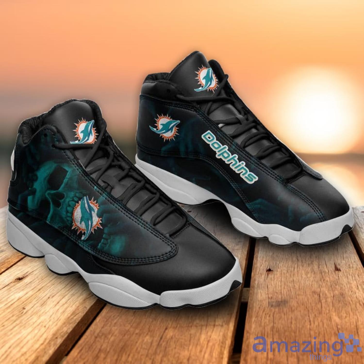 Miami Dolphins Sport Team Air Jordan 13 Shoes For Men And Women - Banantees