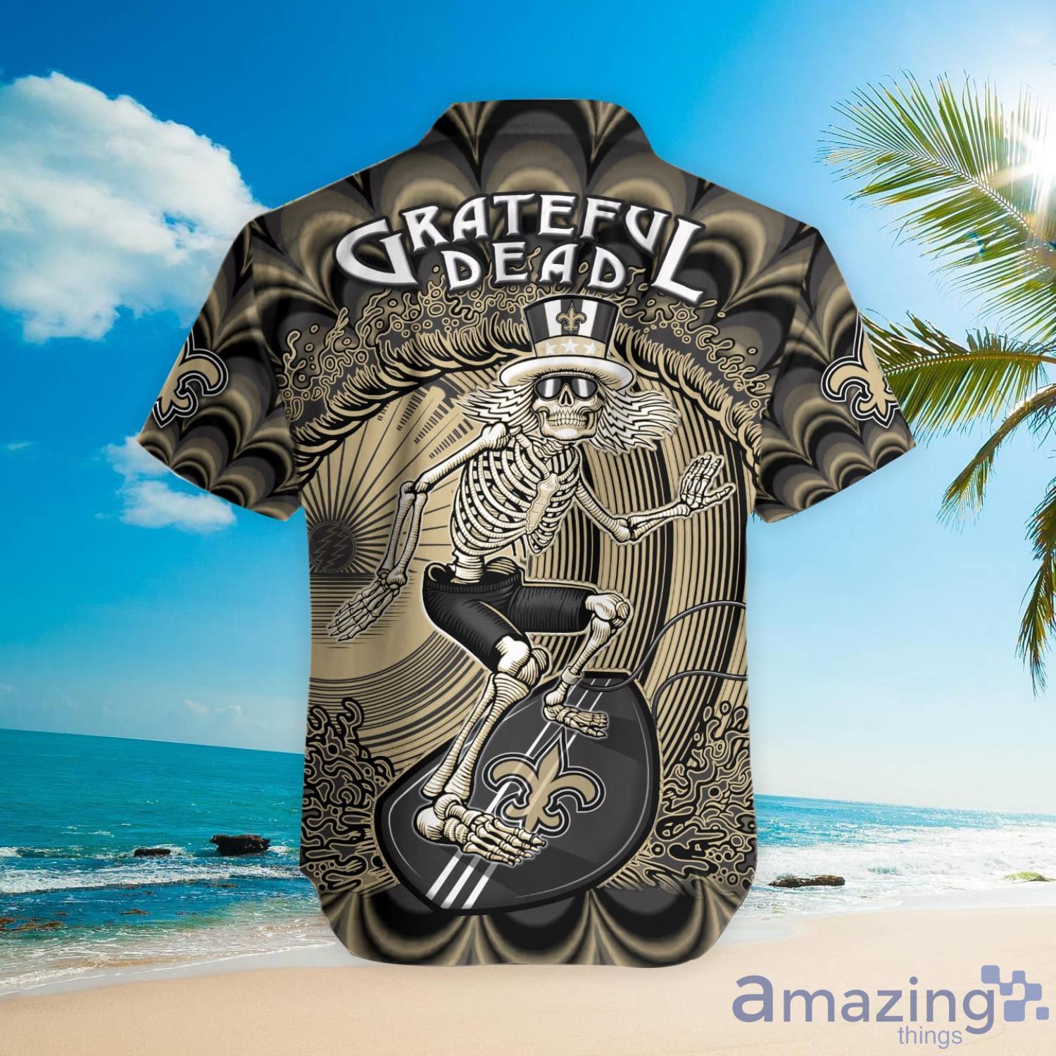 NFL New Orleans Saints Grateful Dead Hawaiian Shirt