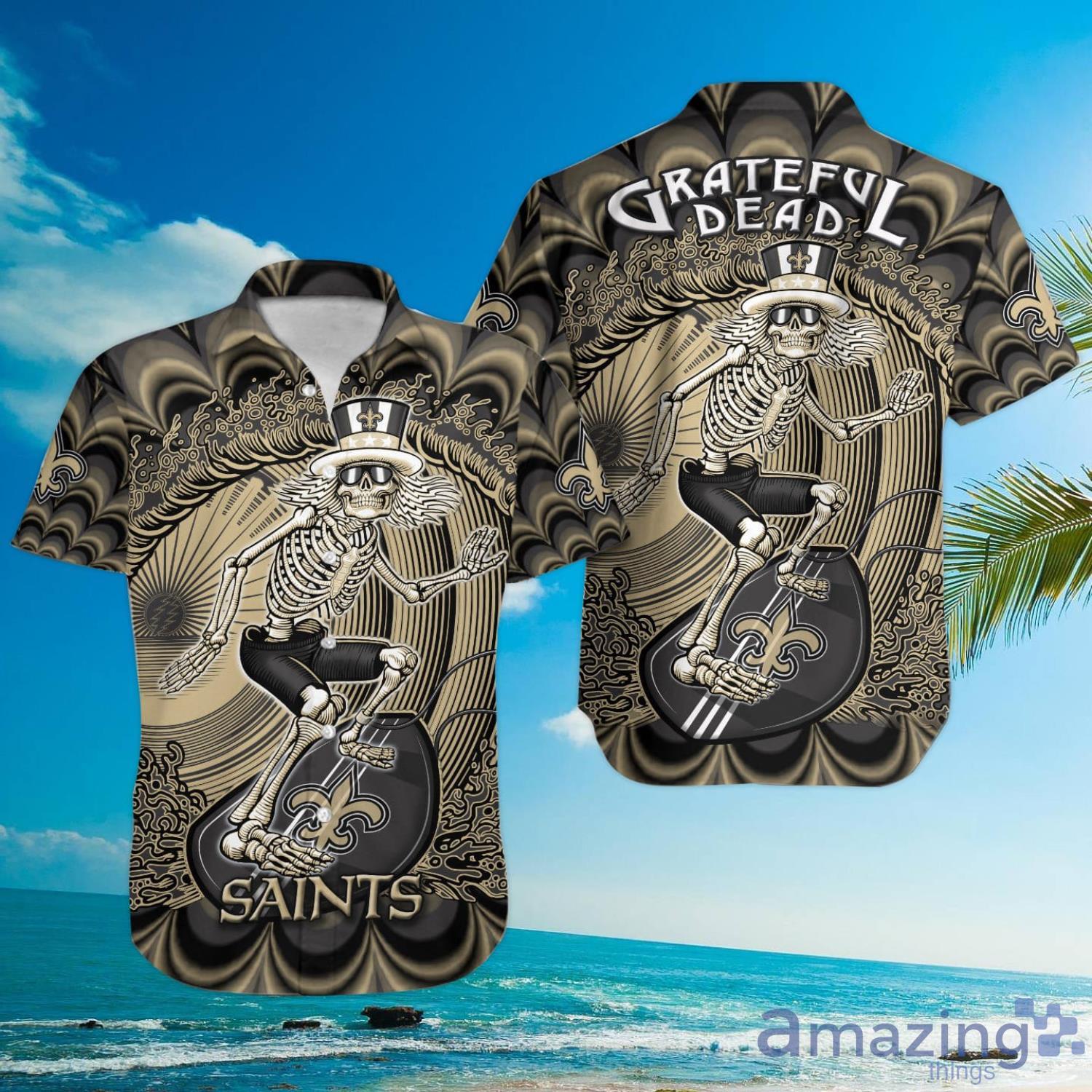 New Orleans Saints / Grateful Dead Custom Printed T-Shirt